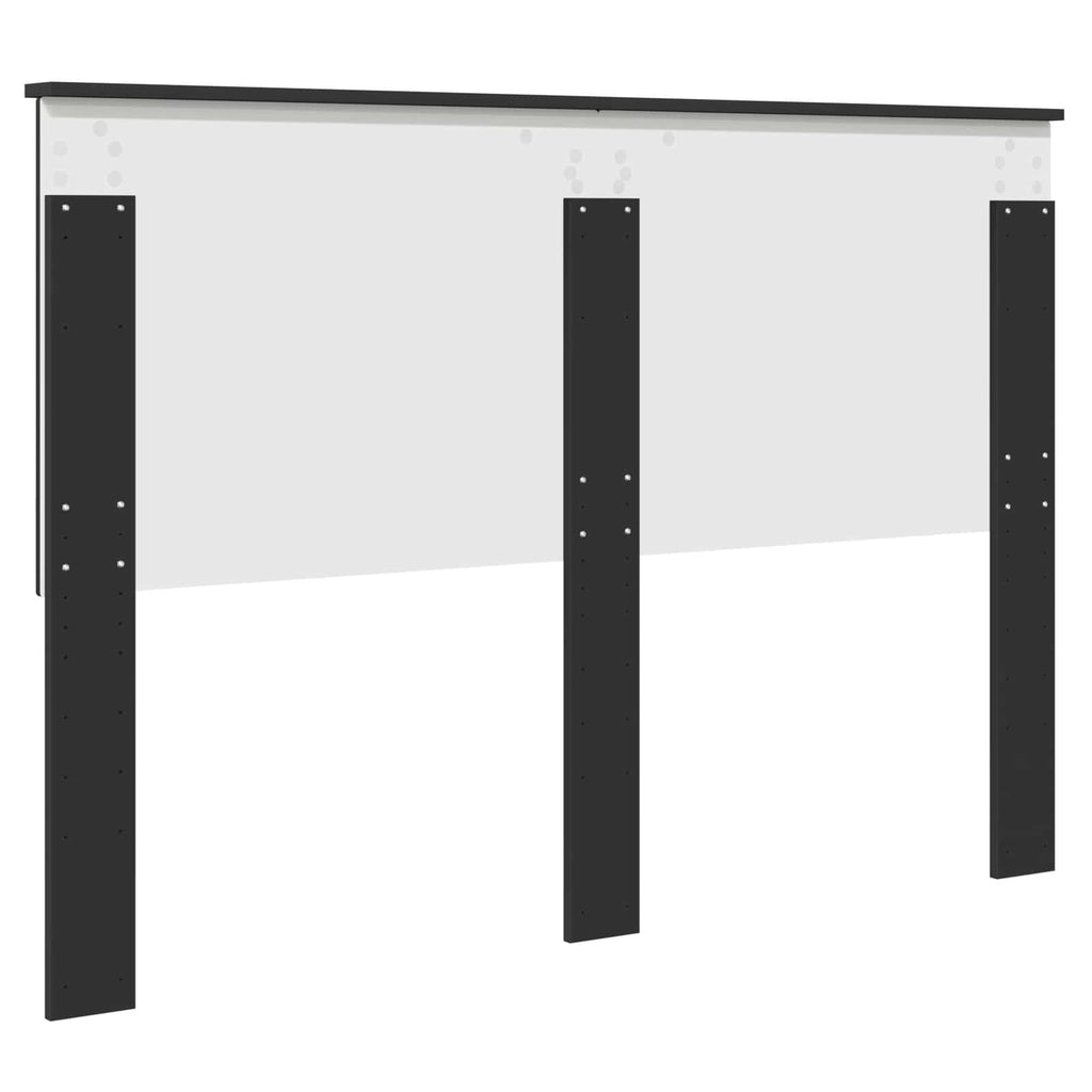 vidaXL Zagłówek Czarny Dąb 100 cm Drewno inżynieryjne