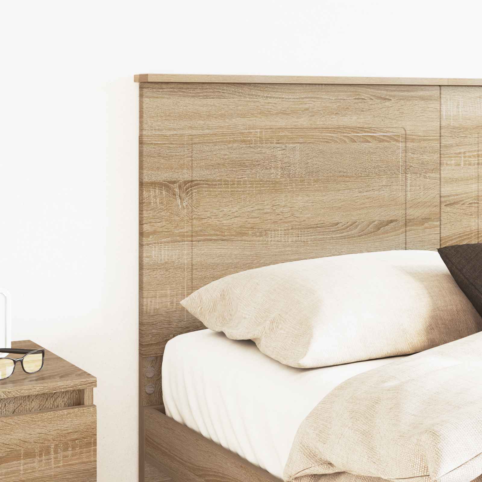 vidaXL Zagłówek Dąb Sonoma 100 cm Drewno inżynieryjne