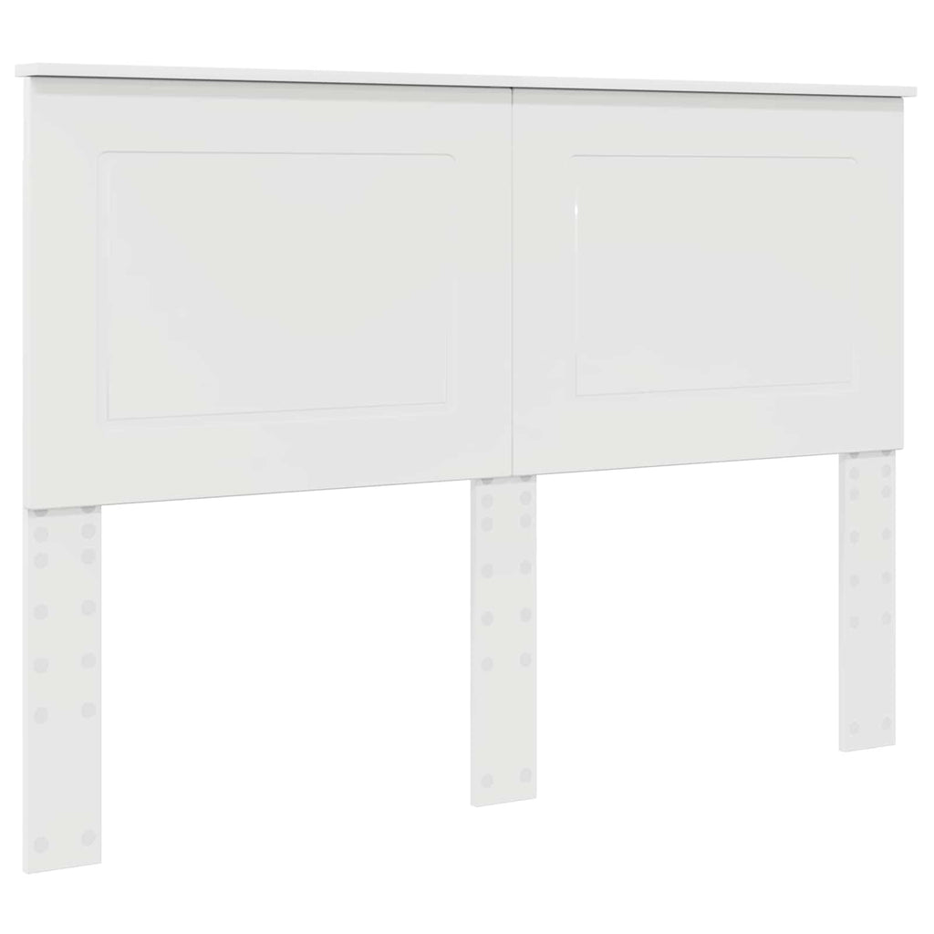 vidaXL Zagłówek Błyszcząca biel 100 cm Drewno inżynieryjne