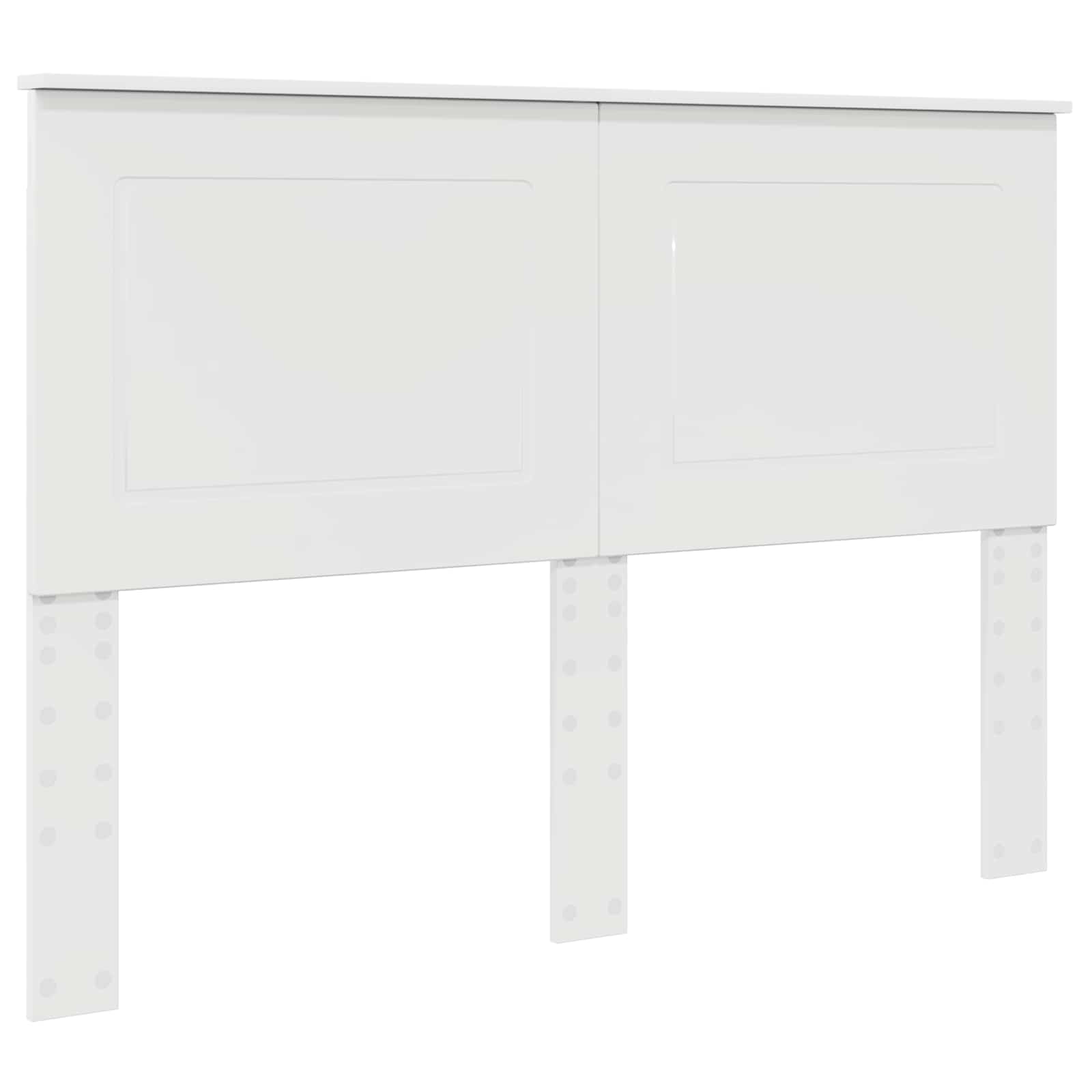 vidaXL Zagłówek Błyszcząca biel 100 cm Drewno inżynieryjne
