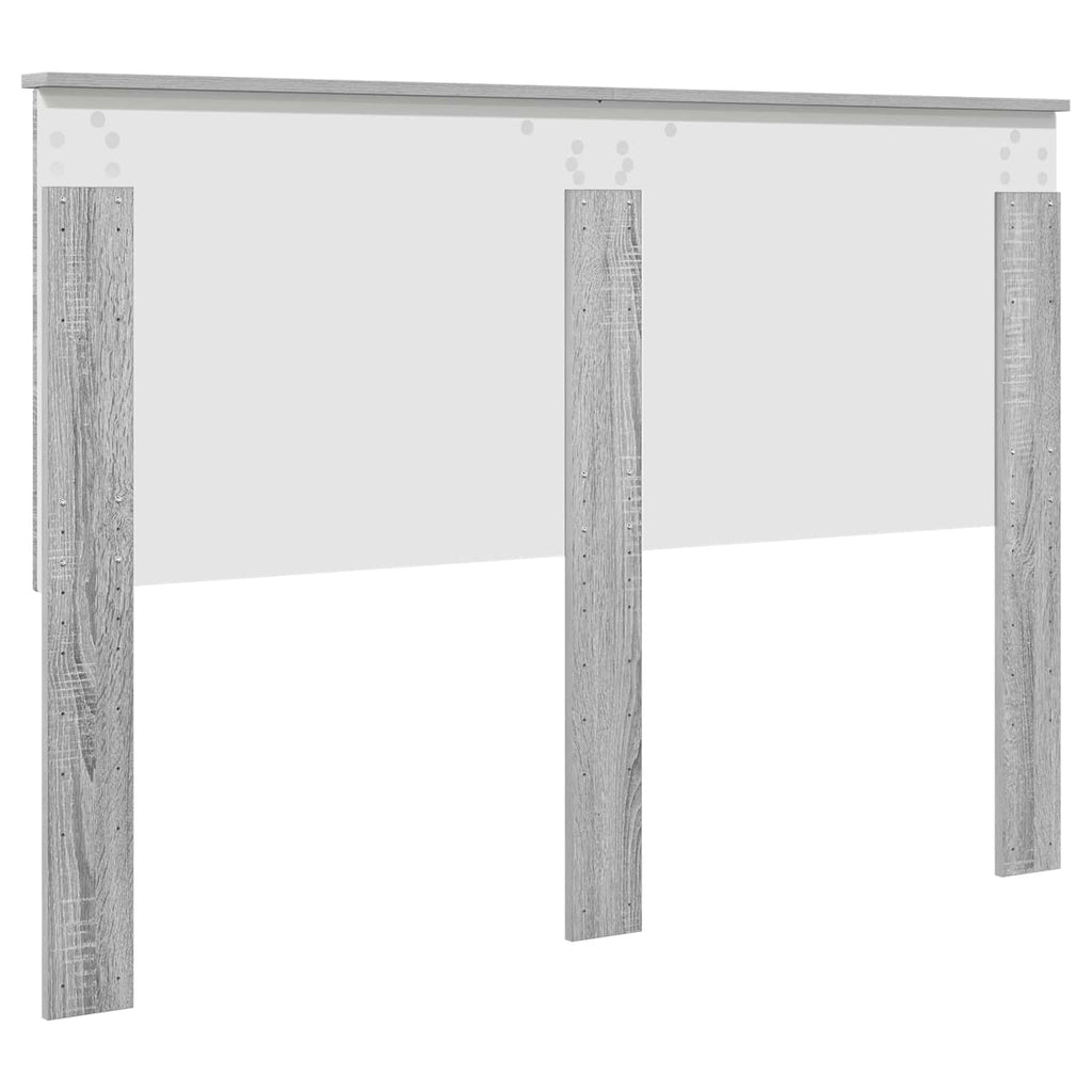 vidaXL Zagłówek Szary Sonoma 100 cm Drewno inżynieryjne