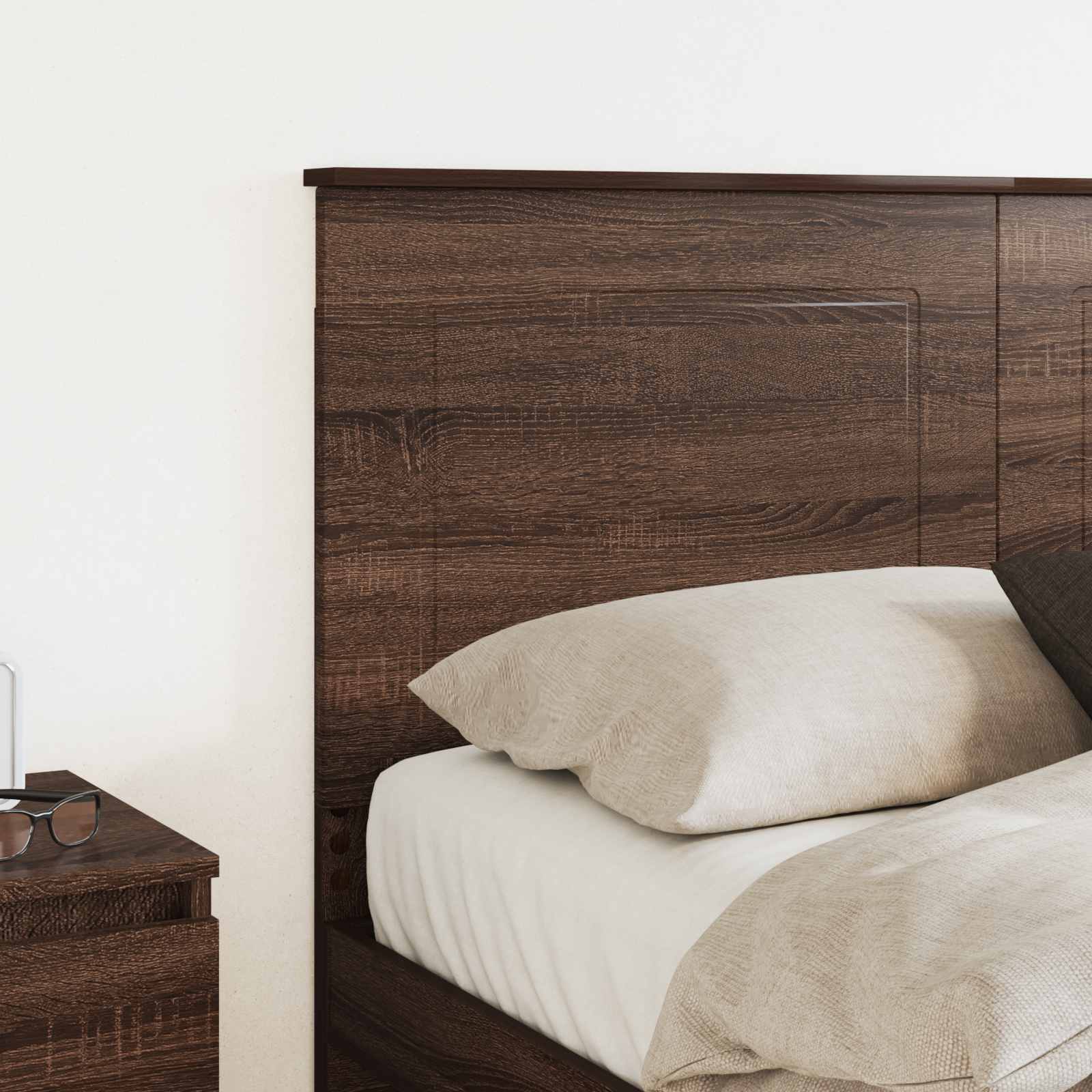 vidaXL Zagłówek Dąb brązowy 100 cm Drewno inżynieryjne