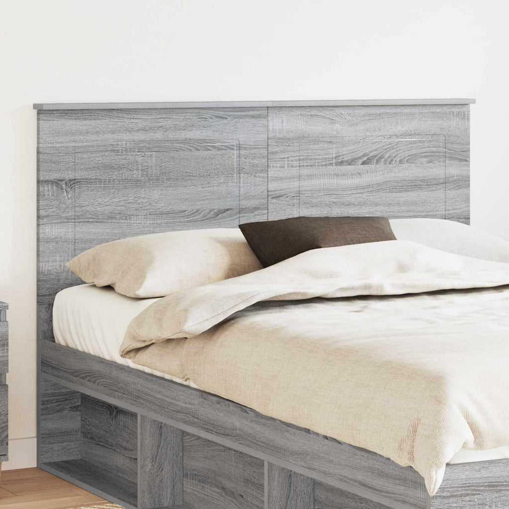 vidaXL Zagłówek Szary Sonoma 100 cm Drewno inżynieryjne