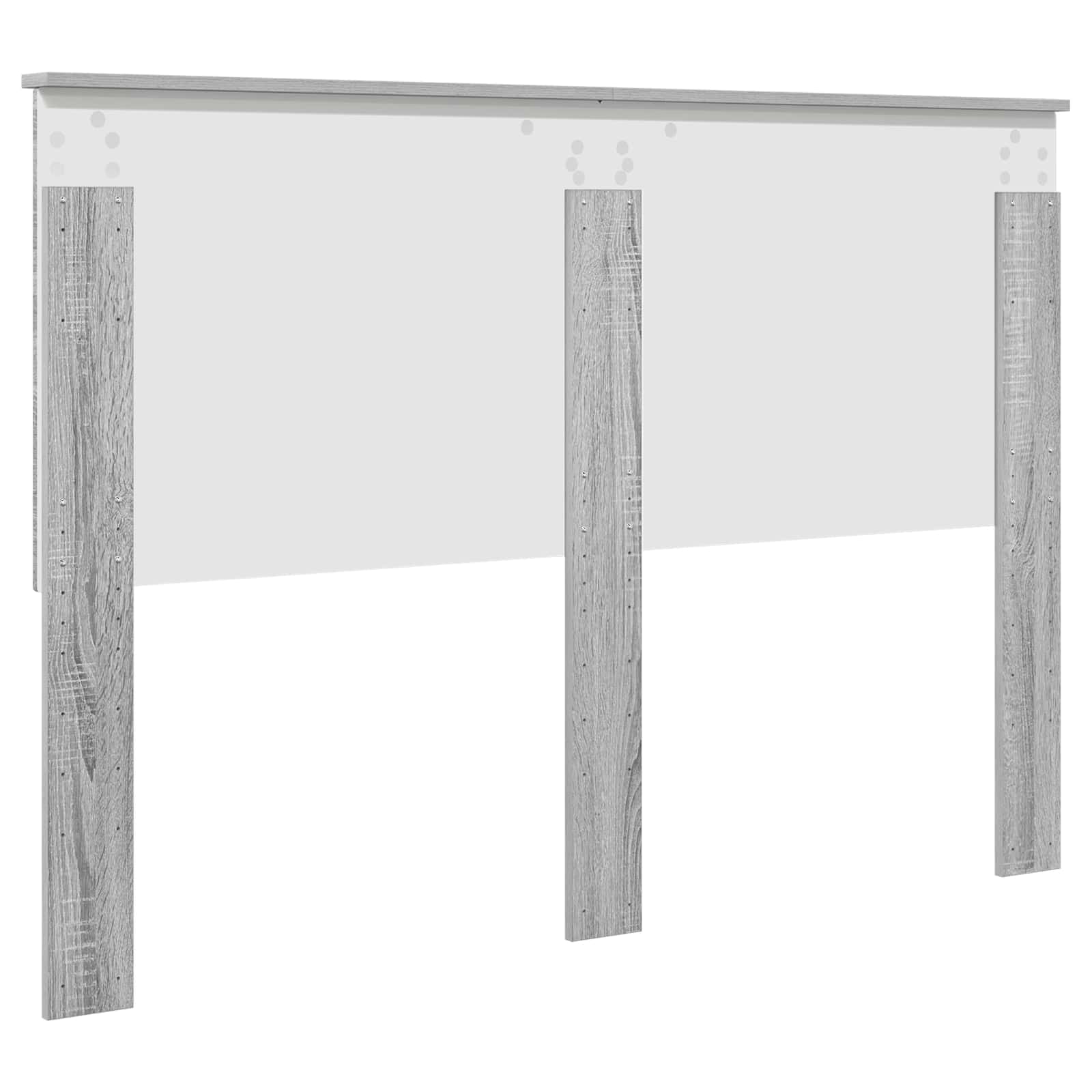 vidaXL Zagłówek Szary Sonoma 100 cm Drewno inżynieryjne