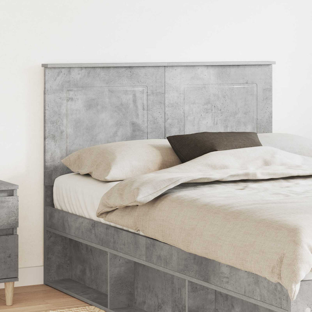 vidaXL Zagłówek Betonowy Szary 100 cm Drewno inżynieryjne