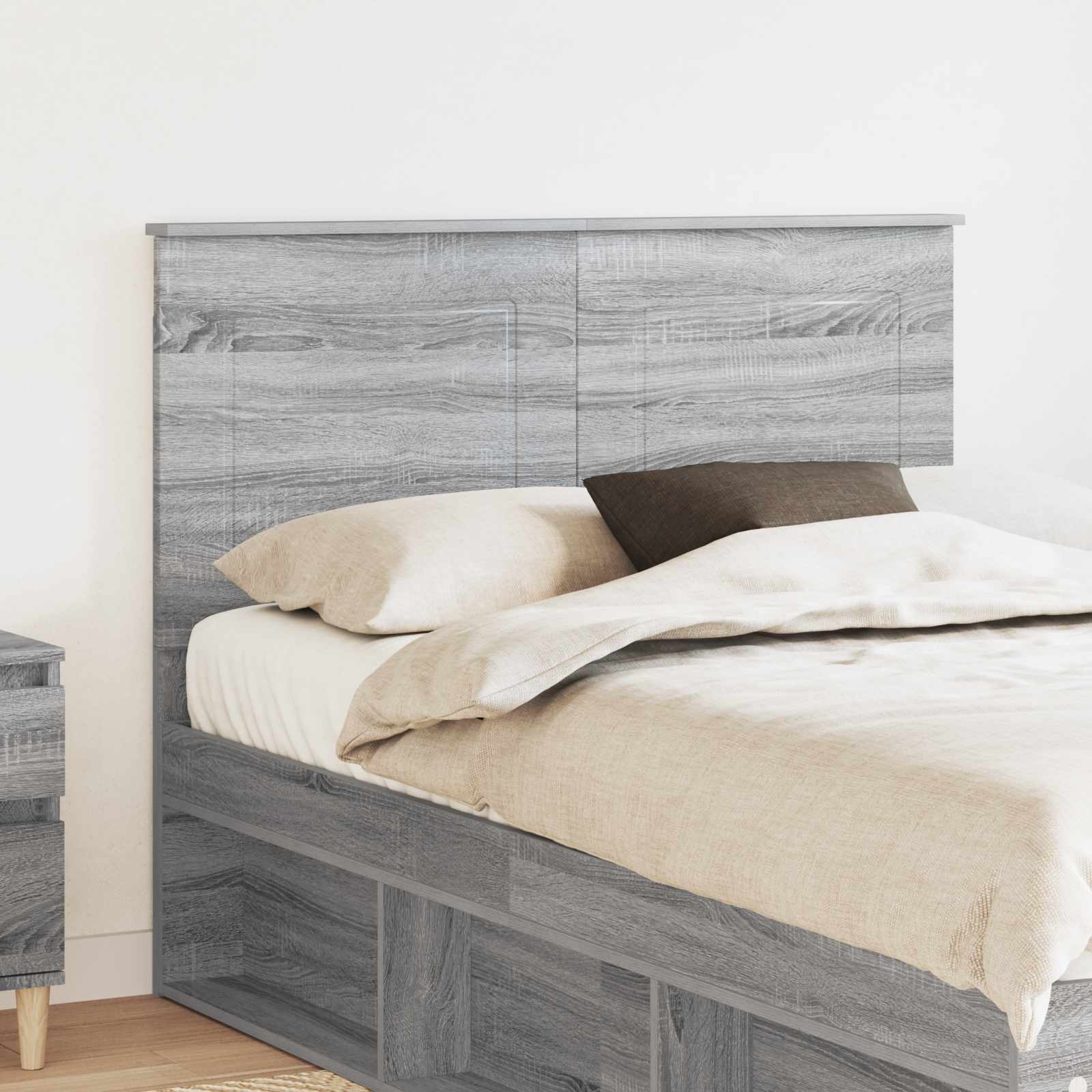 vidaXL Zagłówek Szary Sonoma 100 cm Drewno inżynieryjne