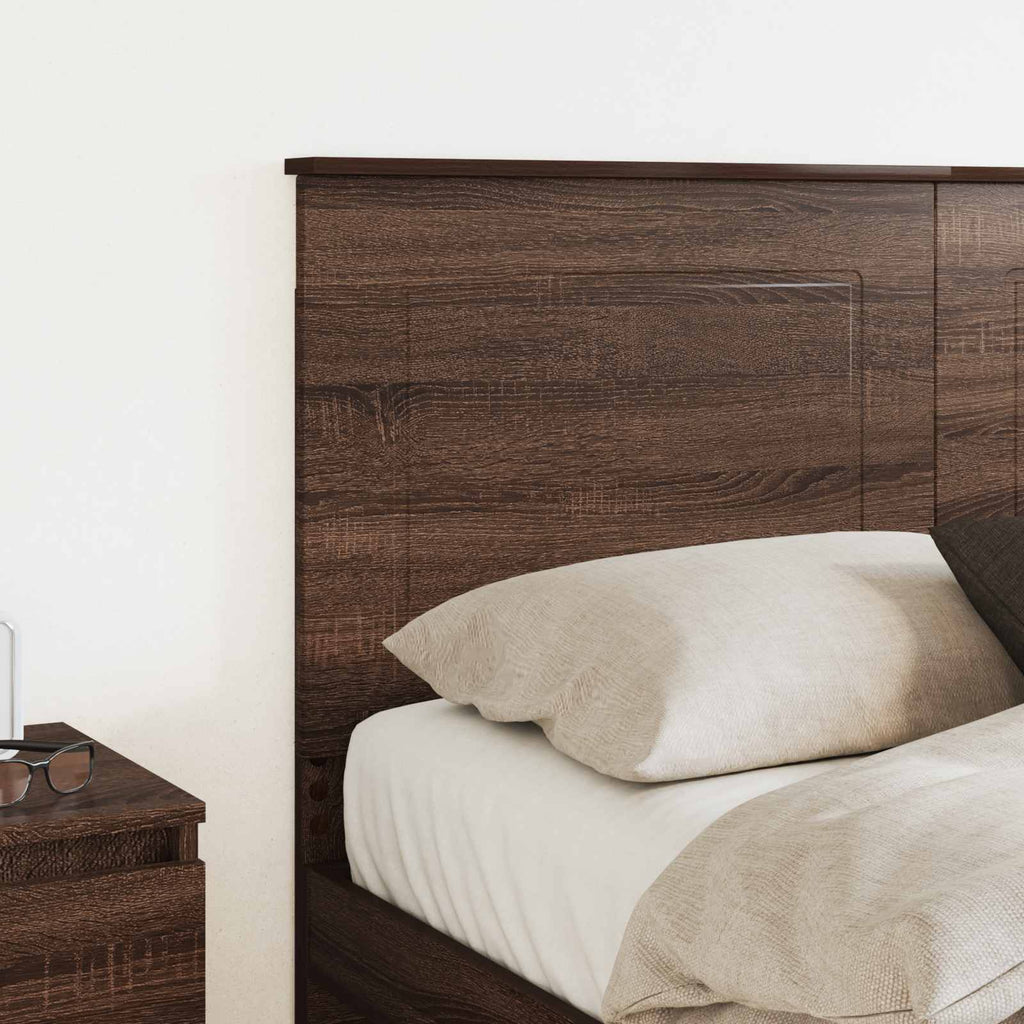 vidaXL Zagłówek Dąb brązowy 100 cm Drewno inżynieryjne