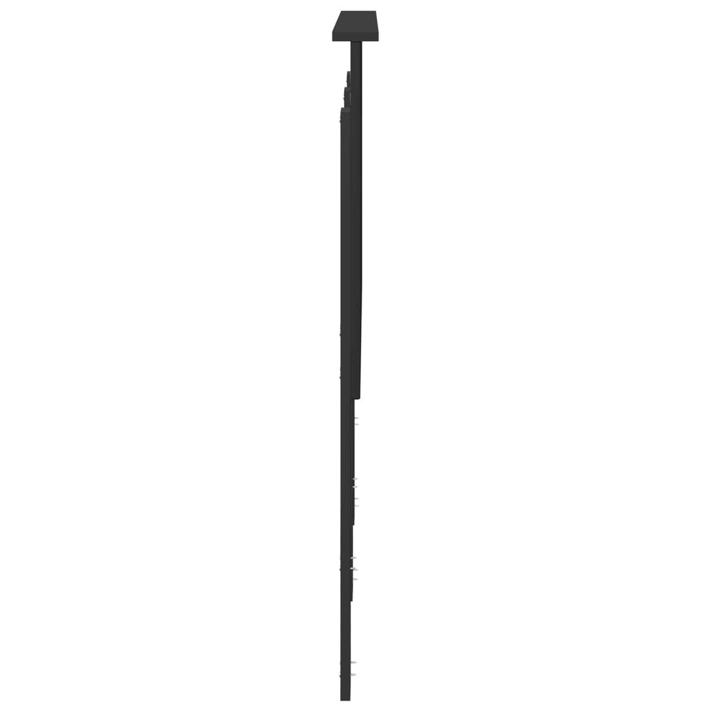 vidaXL Zagłówek Czarny Dąb 100 cm Drewno inżynieryjne