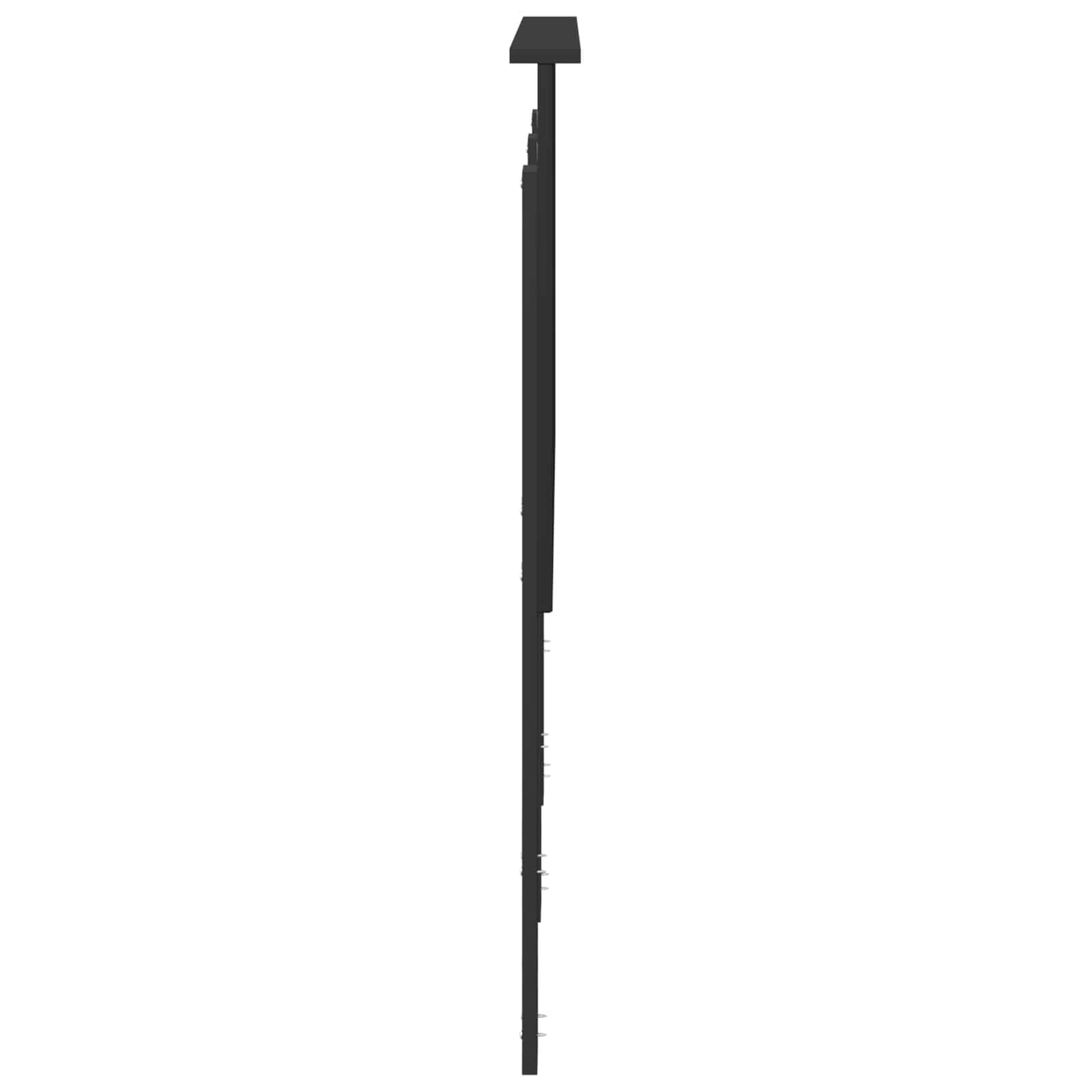 vidaXL Zagłówek Czarny Dąb 100 cm Drewno inżynieryjne