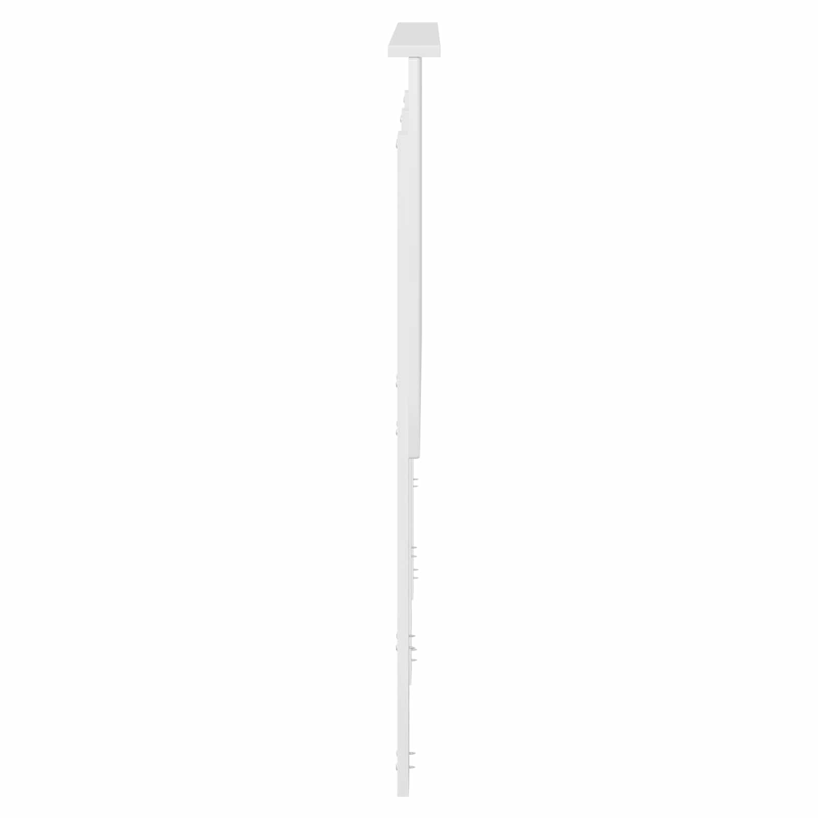 vidaXL Zagłówek Błyszcząca biel 100 cm Drewno inżynieryjne