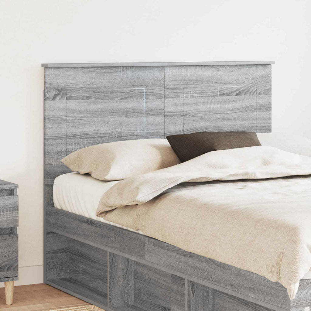 vidaXL Zagłówek Szary Sonoma 100 cm Drewno inżynieryjne
