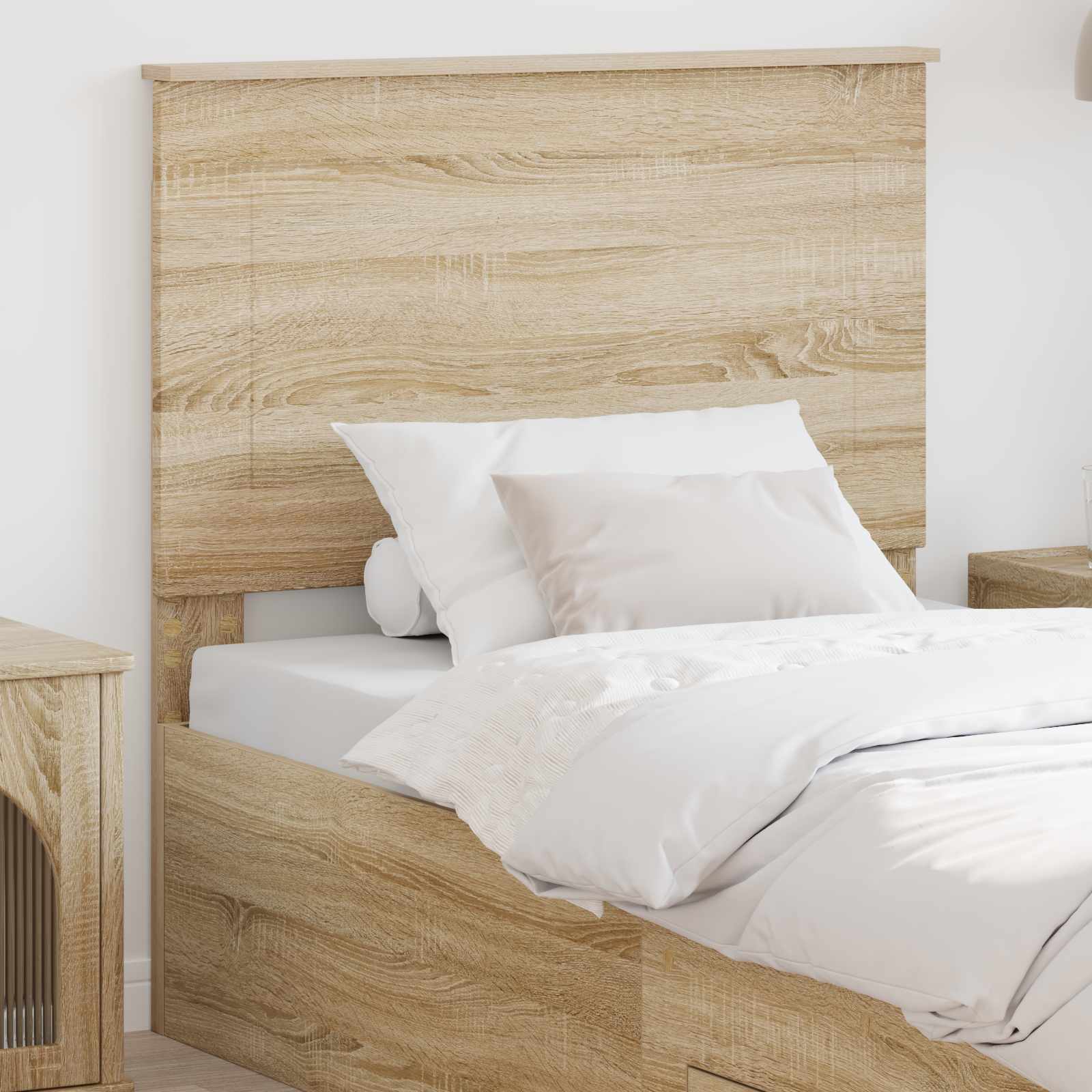 vidaXL Zagłówek Dąb Sonoma 100 cm Drewno inżynieryjne