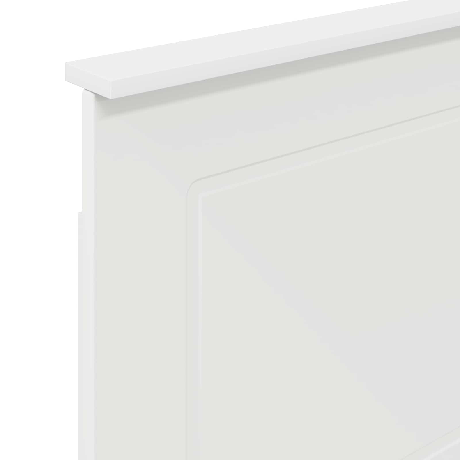vidaXL Zagłówek Biały 100 cm Drewno inżynieryjne