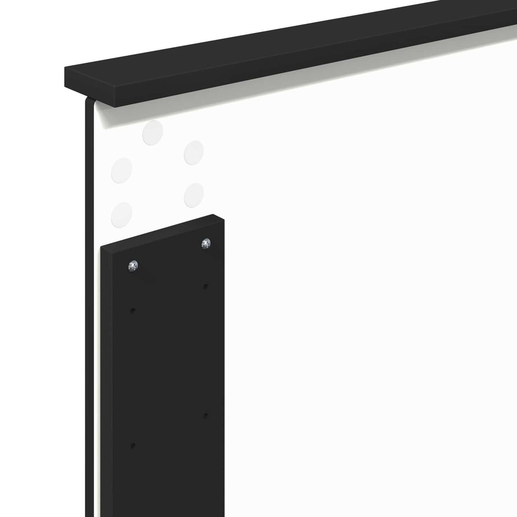 vidaXL Zagłówek Czarny Dąb 100 cm Drewno inżynieryjne