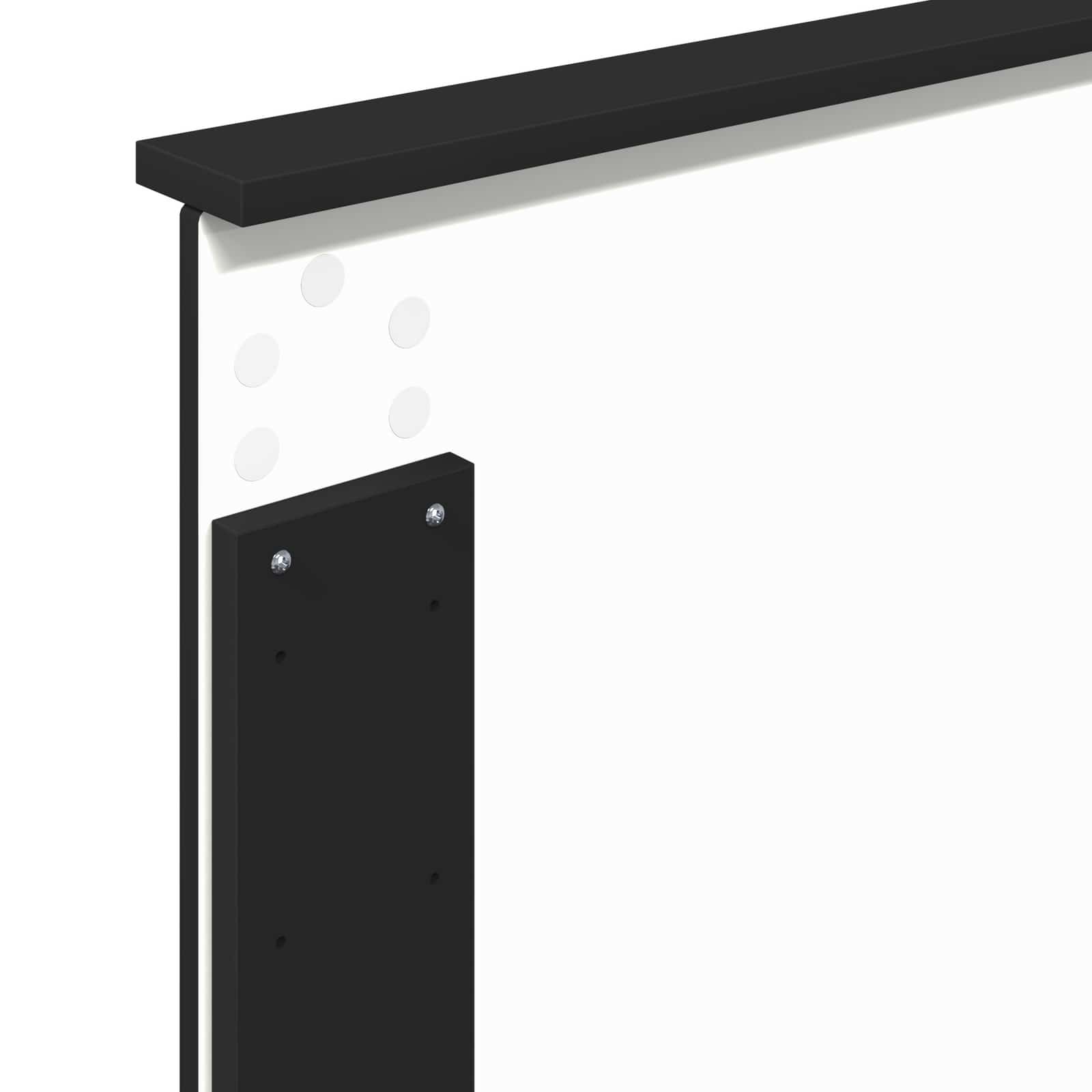 vidaXL Zagłówek Czarny Dąb 100 cm Drewno inżynieryjne