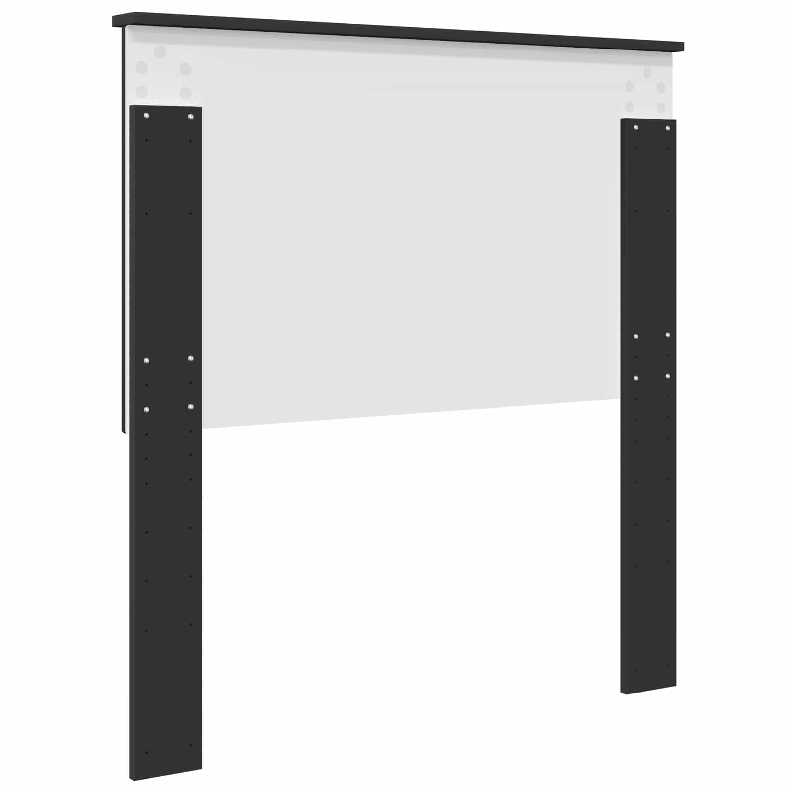 vidaXL Zagłówek Czarny Dąb 100 cm Drewno inżynieryjne