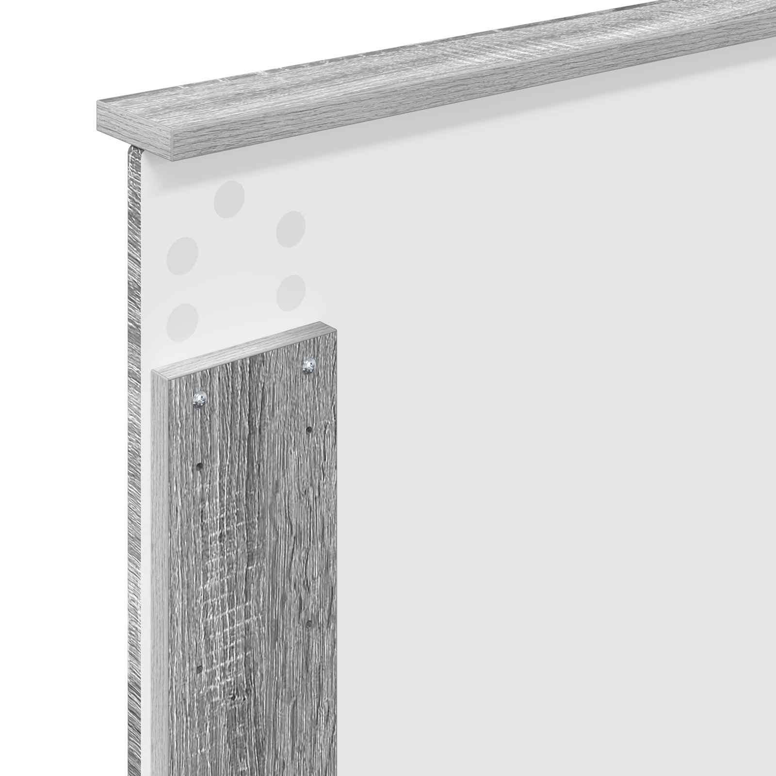 vidaXL Zagłówek Szary Sonoma 100 cm Drewno inżynieryjne