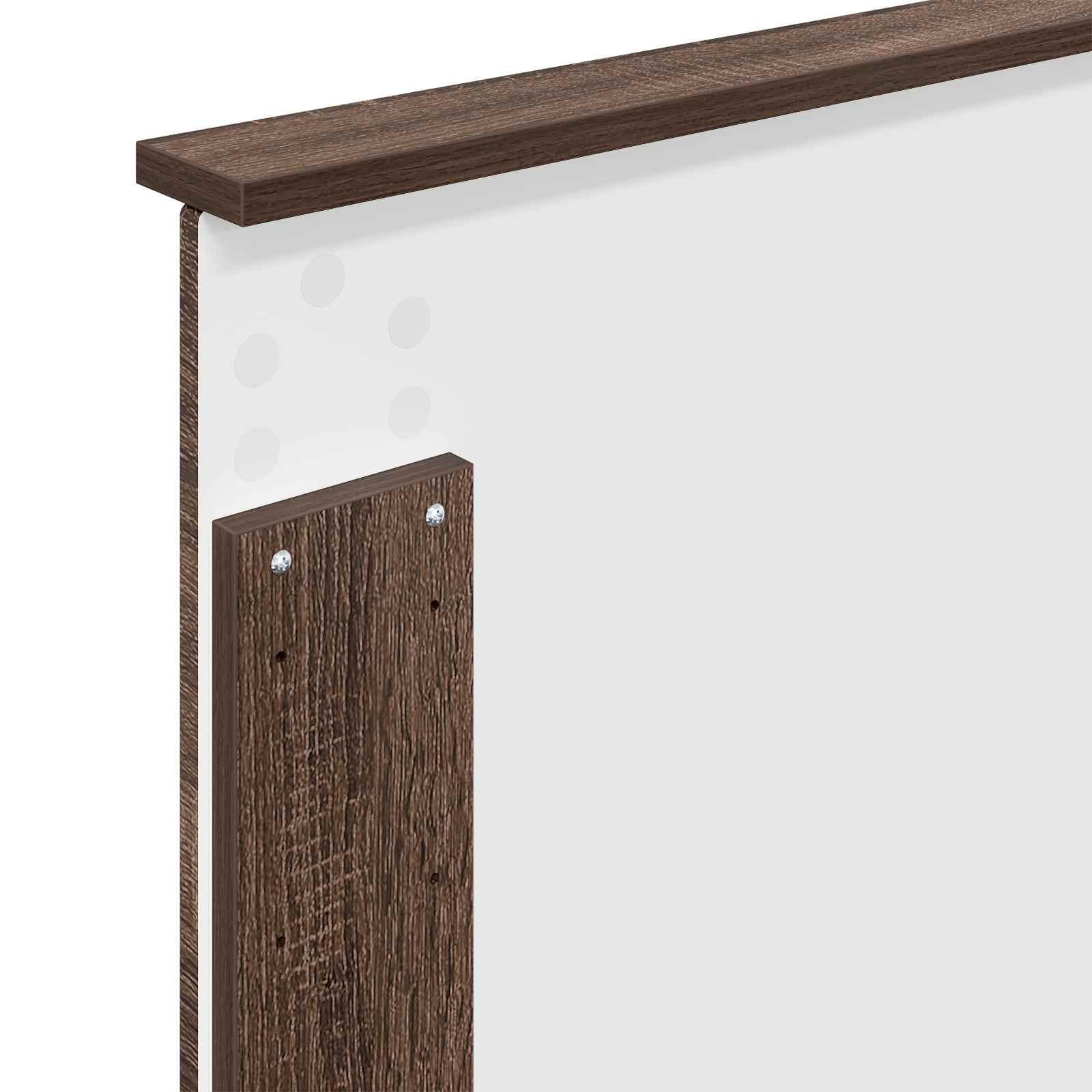 vidaXL Zagłówek Dąb brązowy 100 cm Drewno inżynieryjne