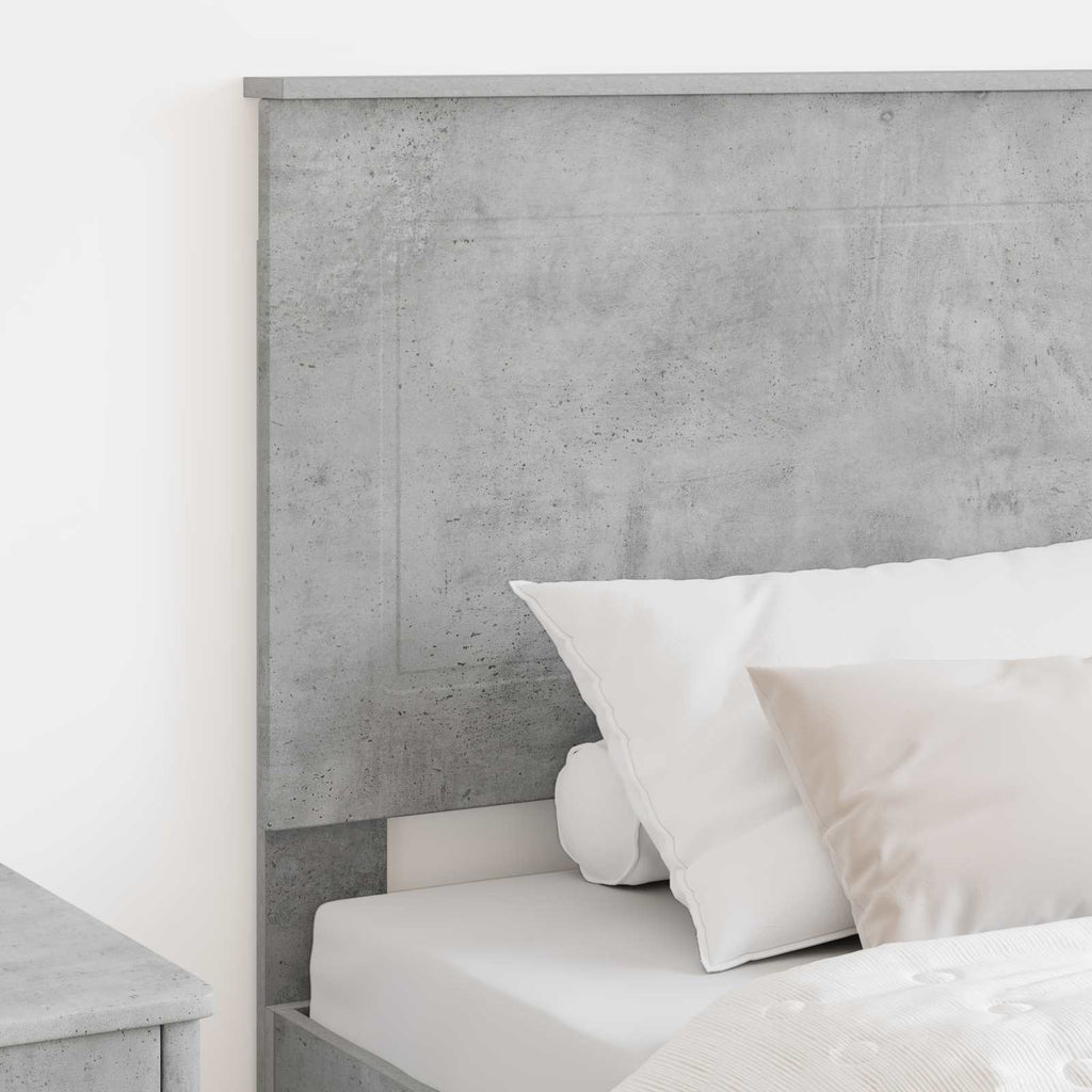 vidaXL Zagłówek Betonowy Szary 100 cm Drewno inżynieryjne