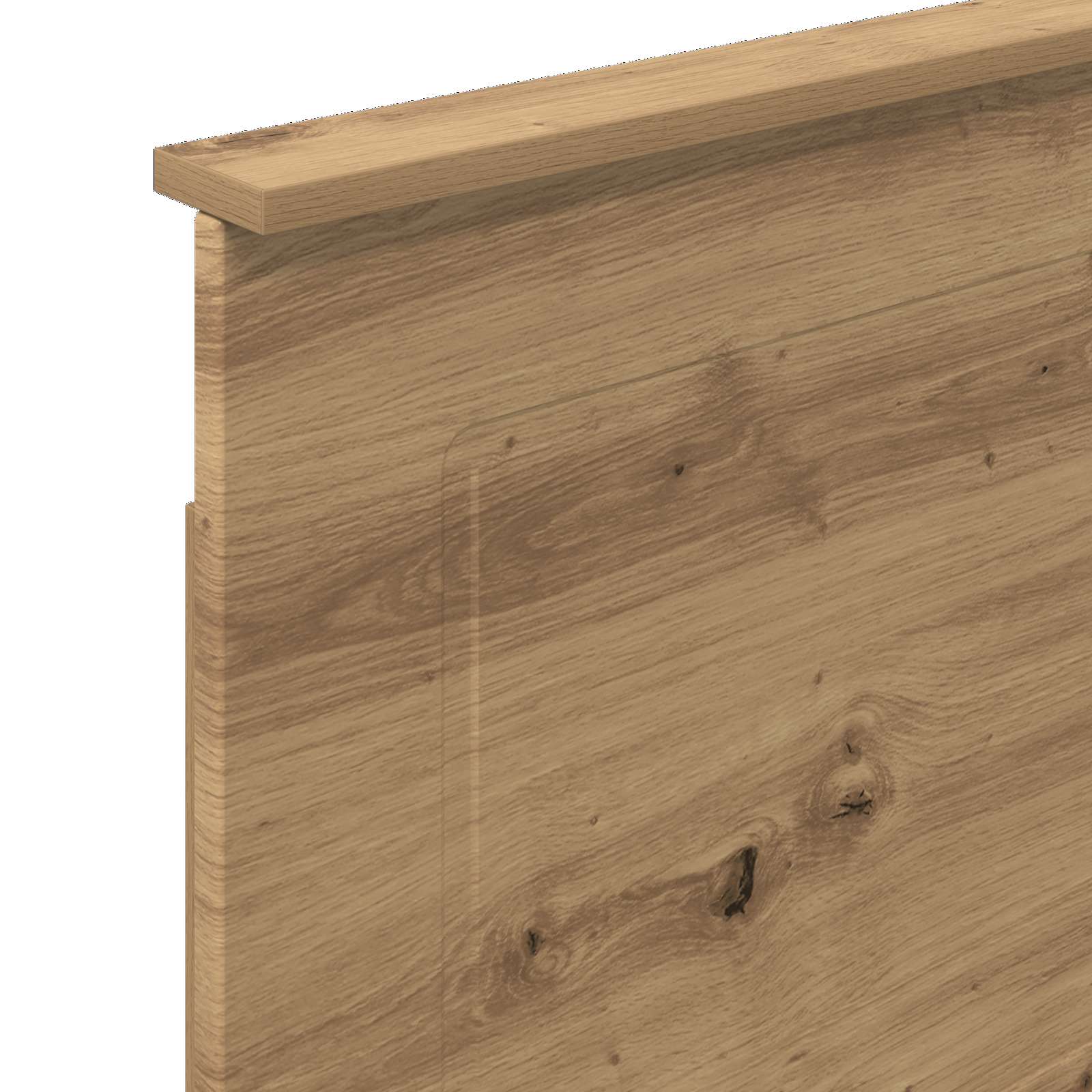 vidaXL Zagłówek Dąb Rzemieślniczy 100 cm Drewno inżynieryjne