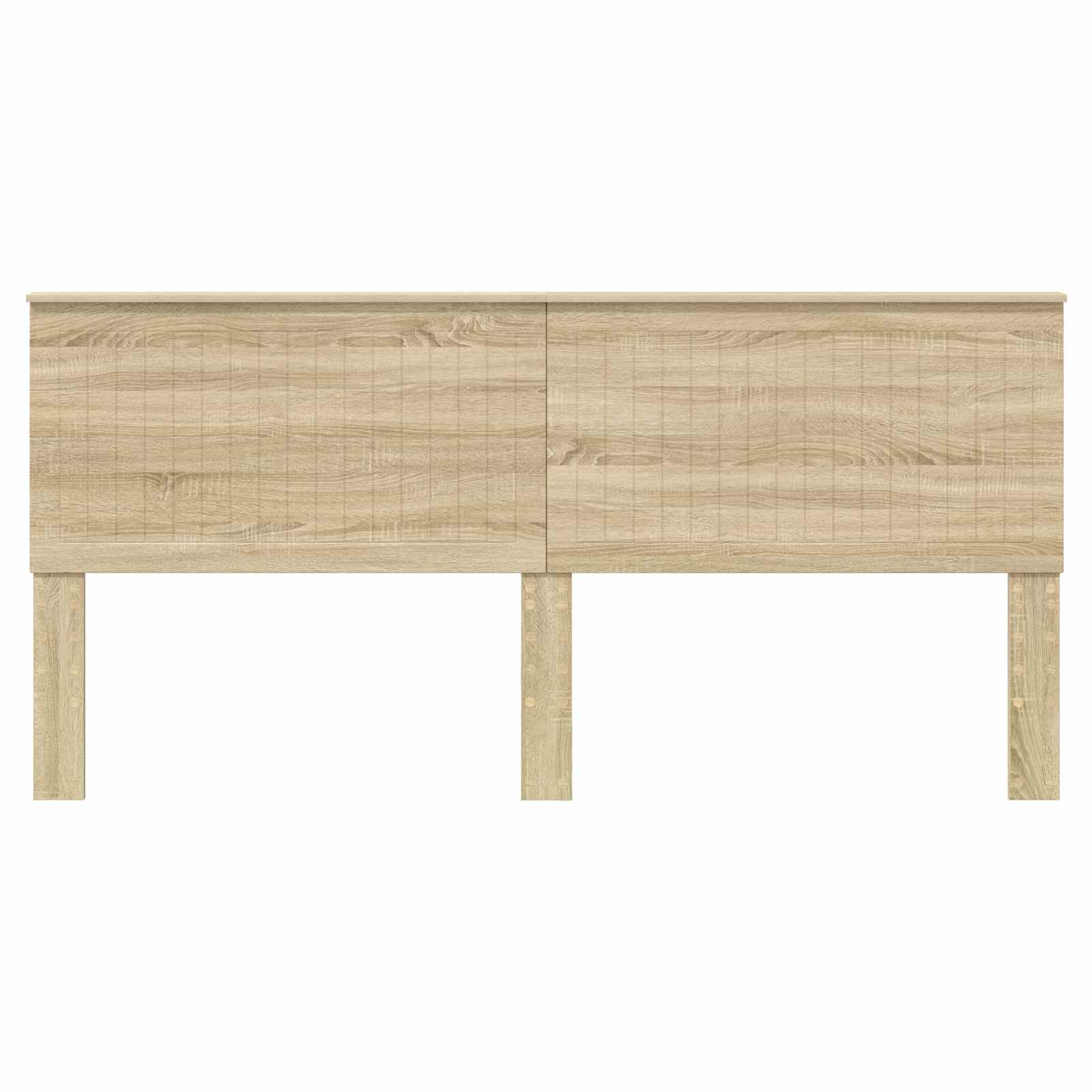 vidaXL Zagłówek Z zagłówkiem Dąb Sonoma 200 cm Materiał drewnopochodny