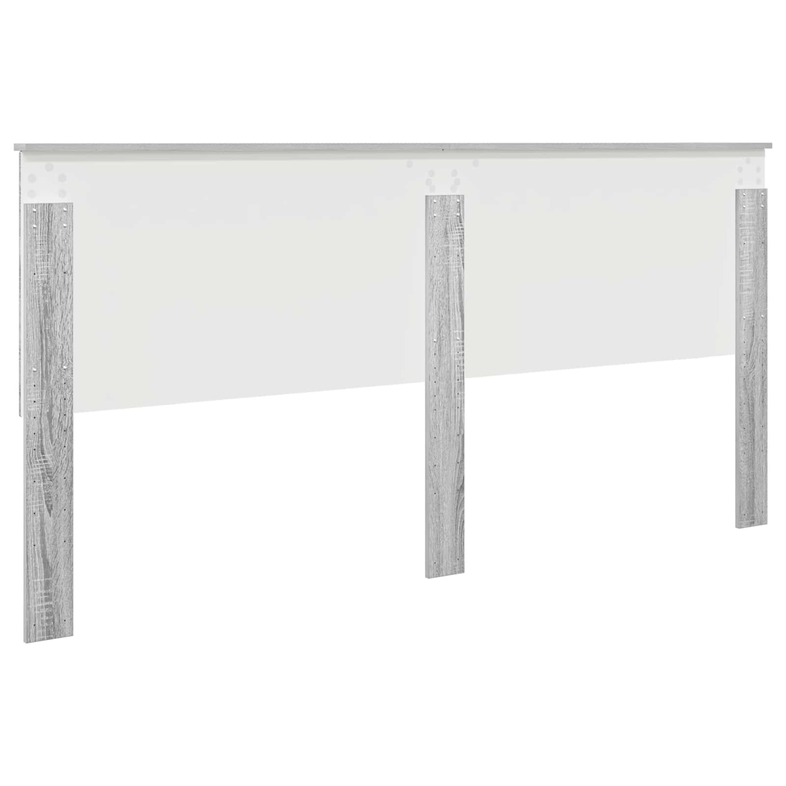 vidaXL Zagłówek Szary Sonoma 200 cm Materiał drewnopochodny