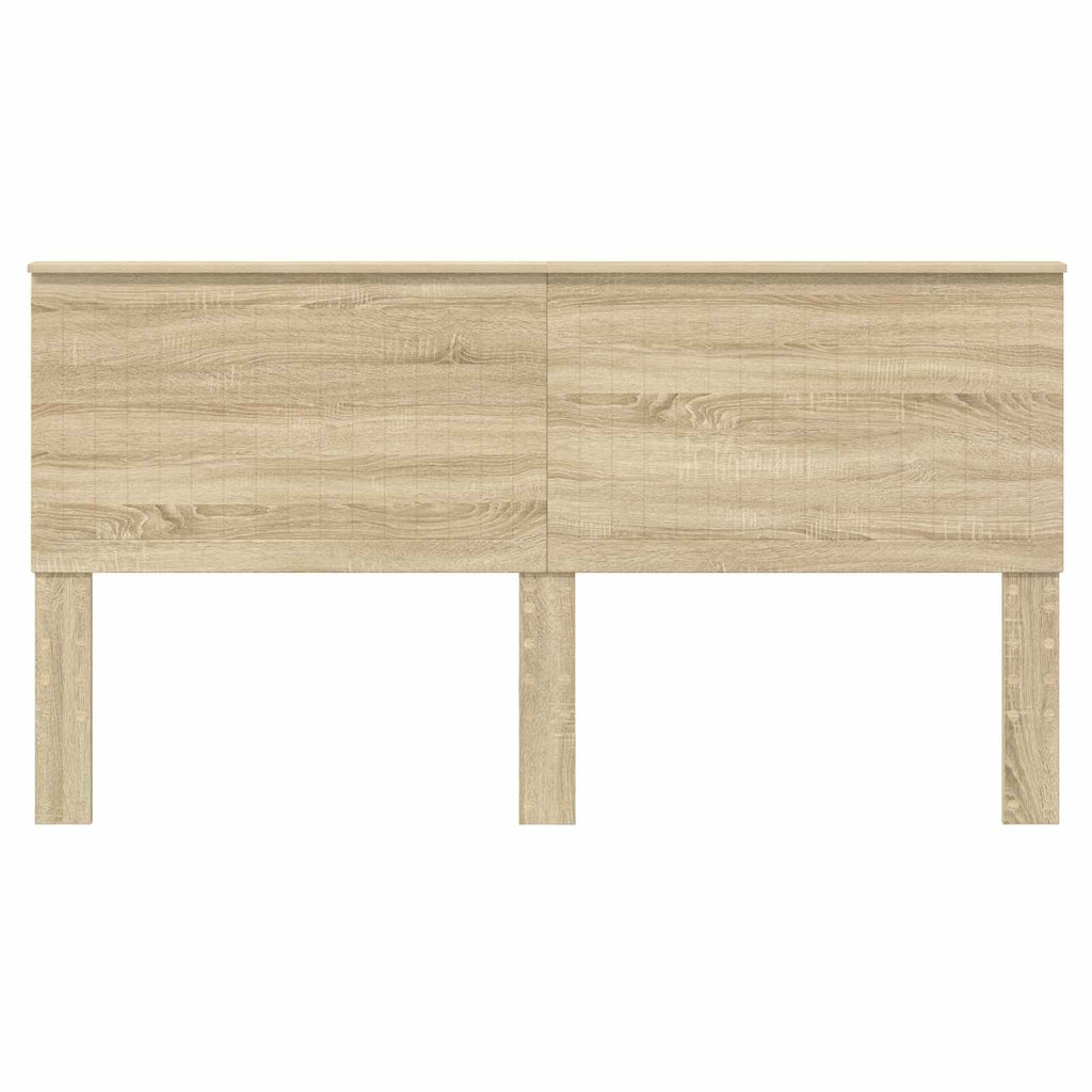 vidaXL Zagłówek Z zagłówkiem Dąb Sonoma 180 cm Materiał drewnopochodny
