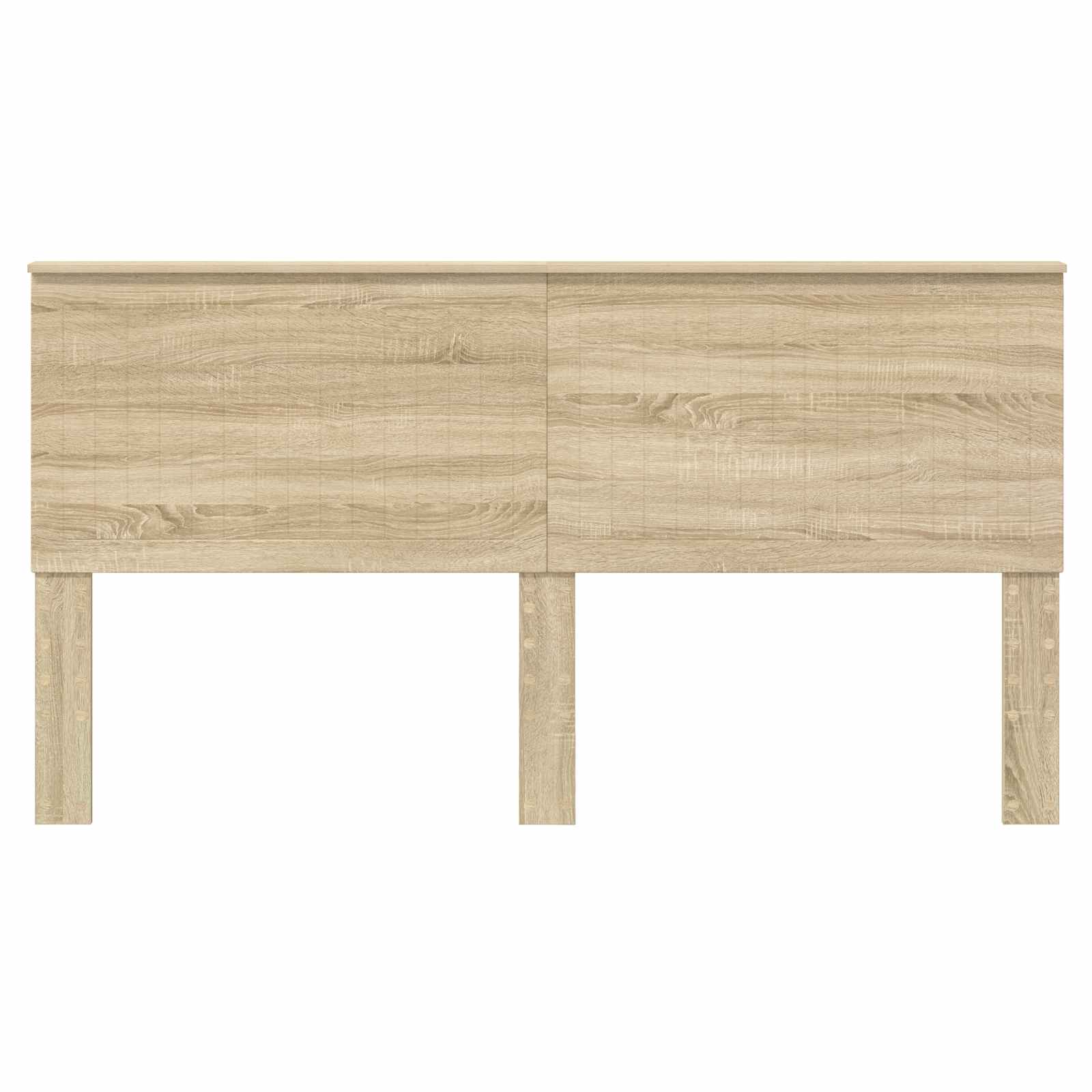 vidaXL Zagłówek Z zagłówkiem Dąb Sonoma 180 cm Materiał drewnopochodny