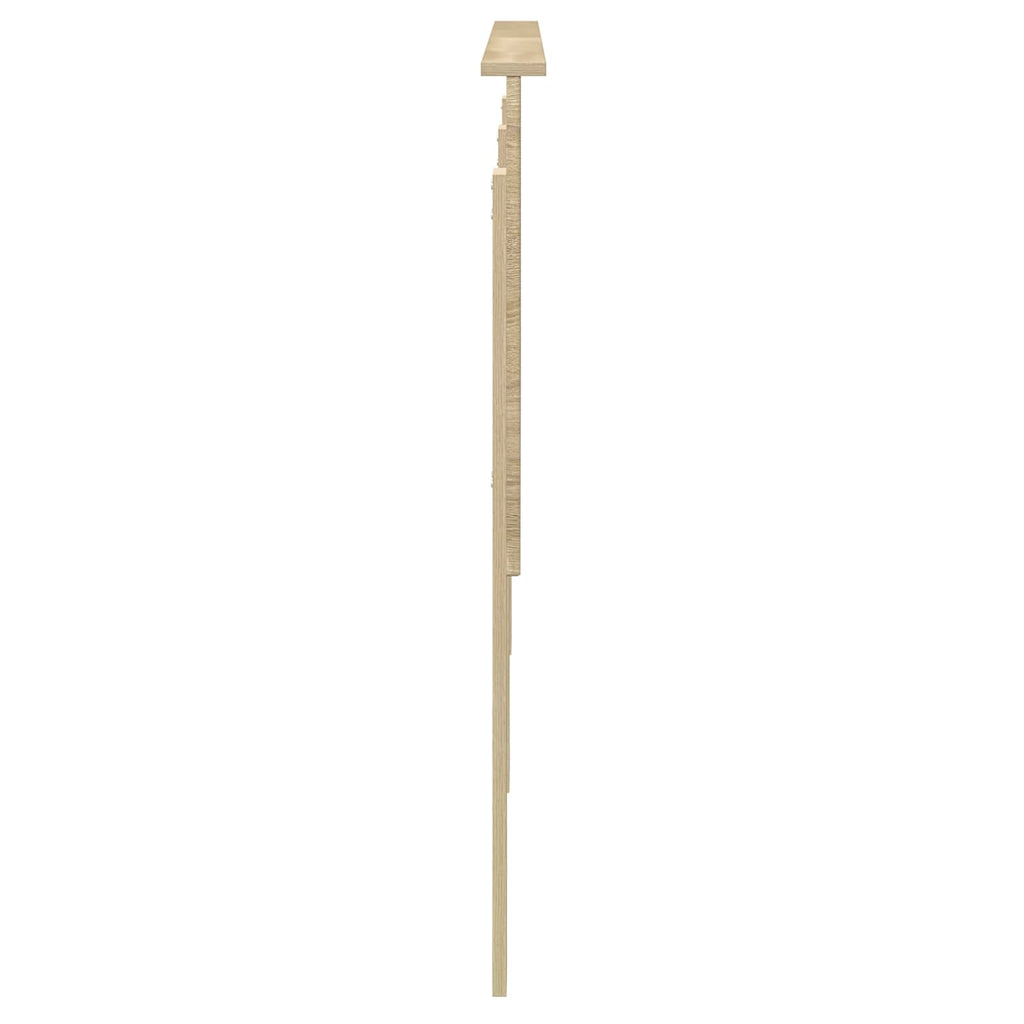 vidaXL Zagłówek Z zagłówkiem Dąb Sonoma 180 cm Materiał drewnopochodny