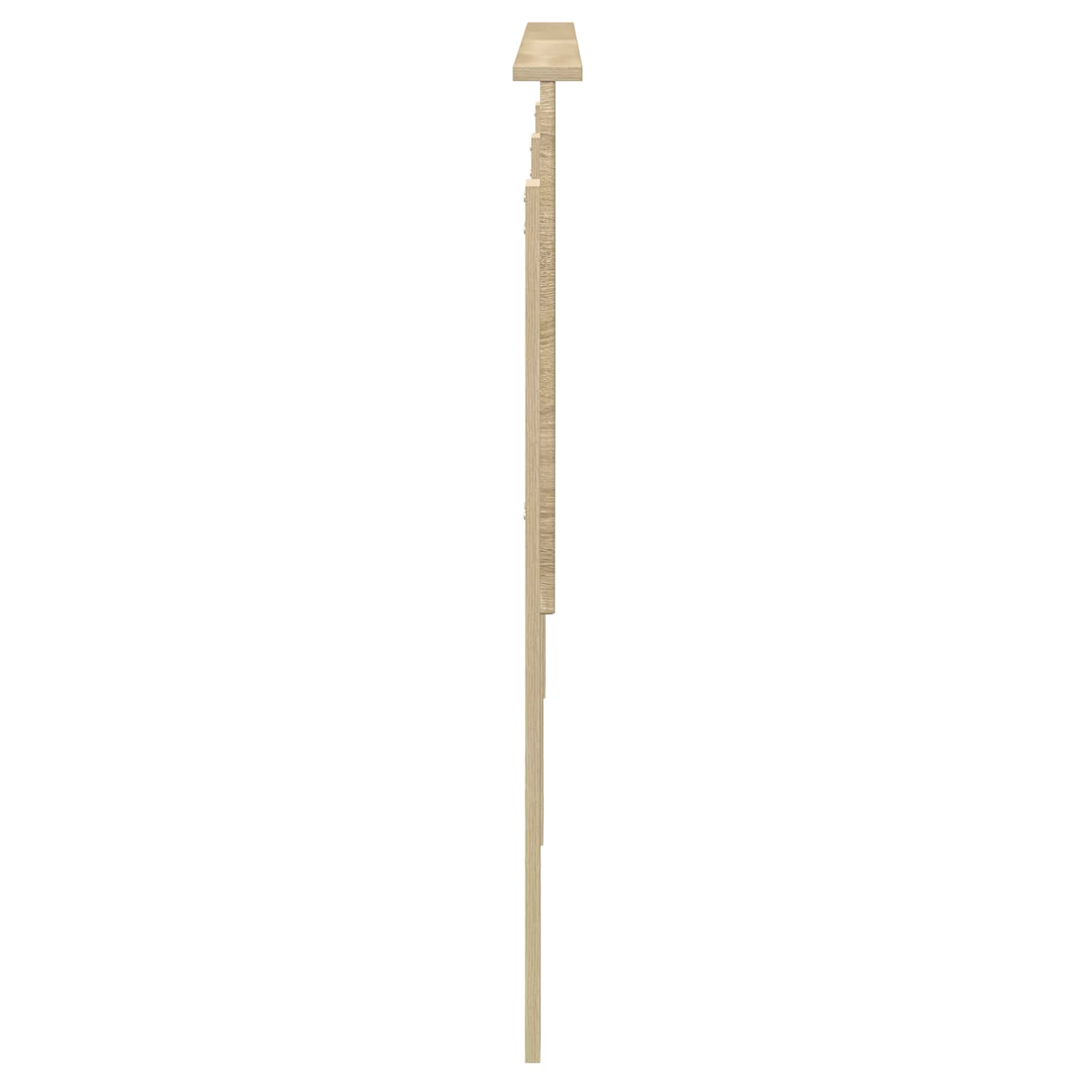 vidaXL Zagłówek Z zagłówkiem Dąb Sonoma 180 cm Materiał drewnopochodny
