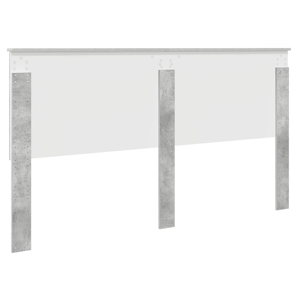 vidaXL Zagłówek Betonowy szary 180 cm Materiał drewnopochodny