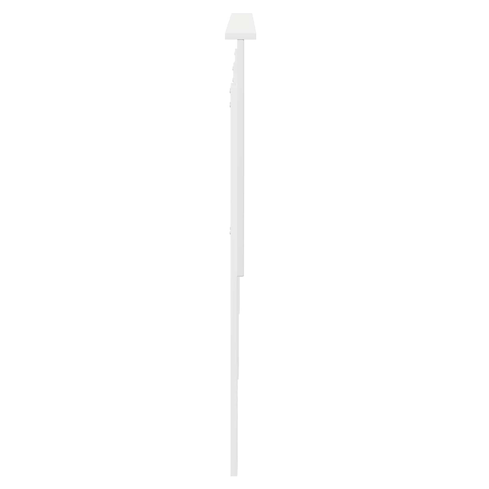 vidaXL Zagłówek Błyszcząca biel 180 cm Materiał drewnopochodny