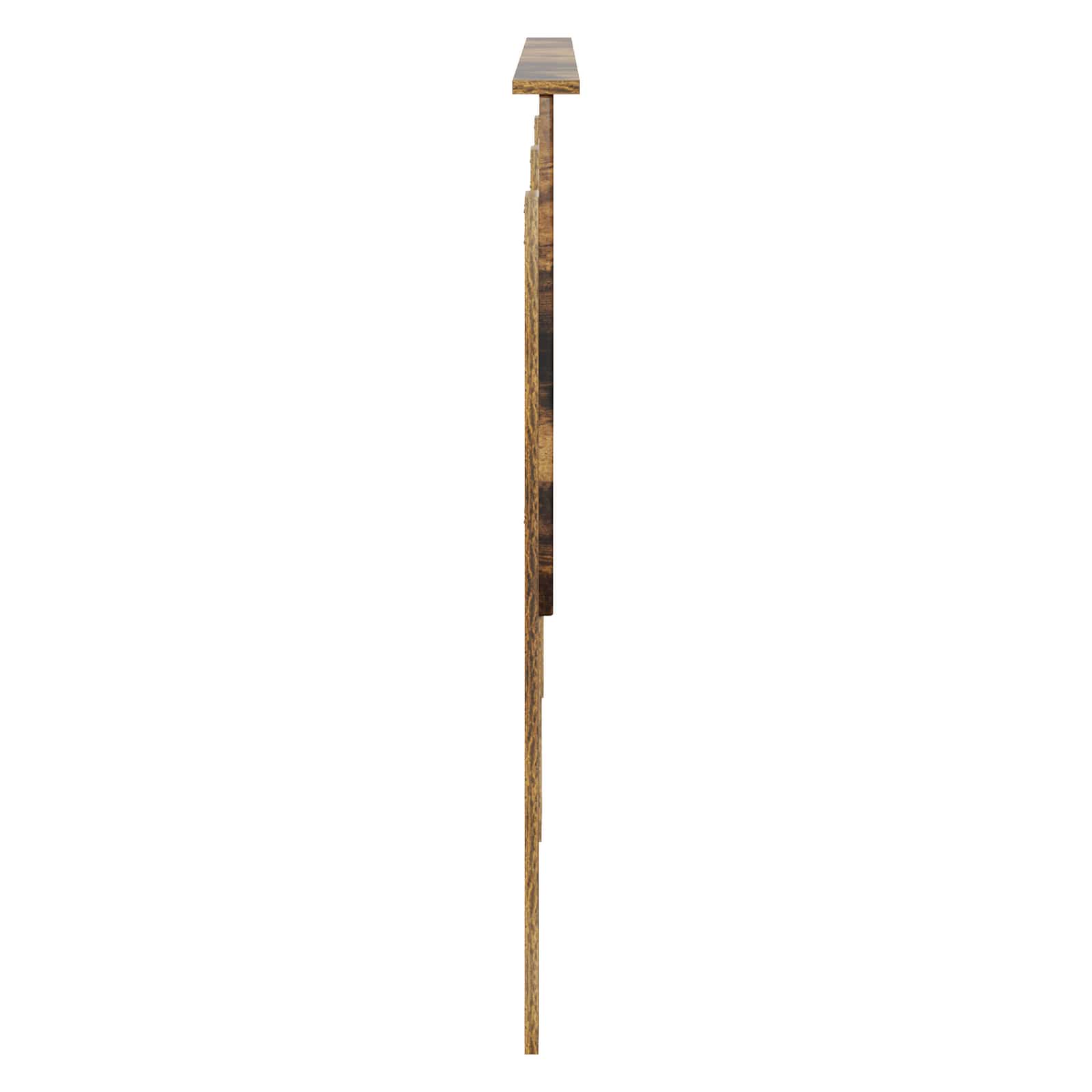 vidaXL Zagłówek Dąb wędzony 180 cm Materiał drewnopochodny
