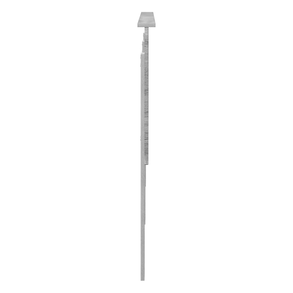 vidaXL Zagłówek Szary Sonoma 180 cm Materiał drewnopochodny