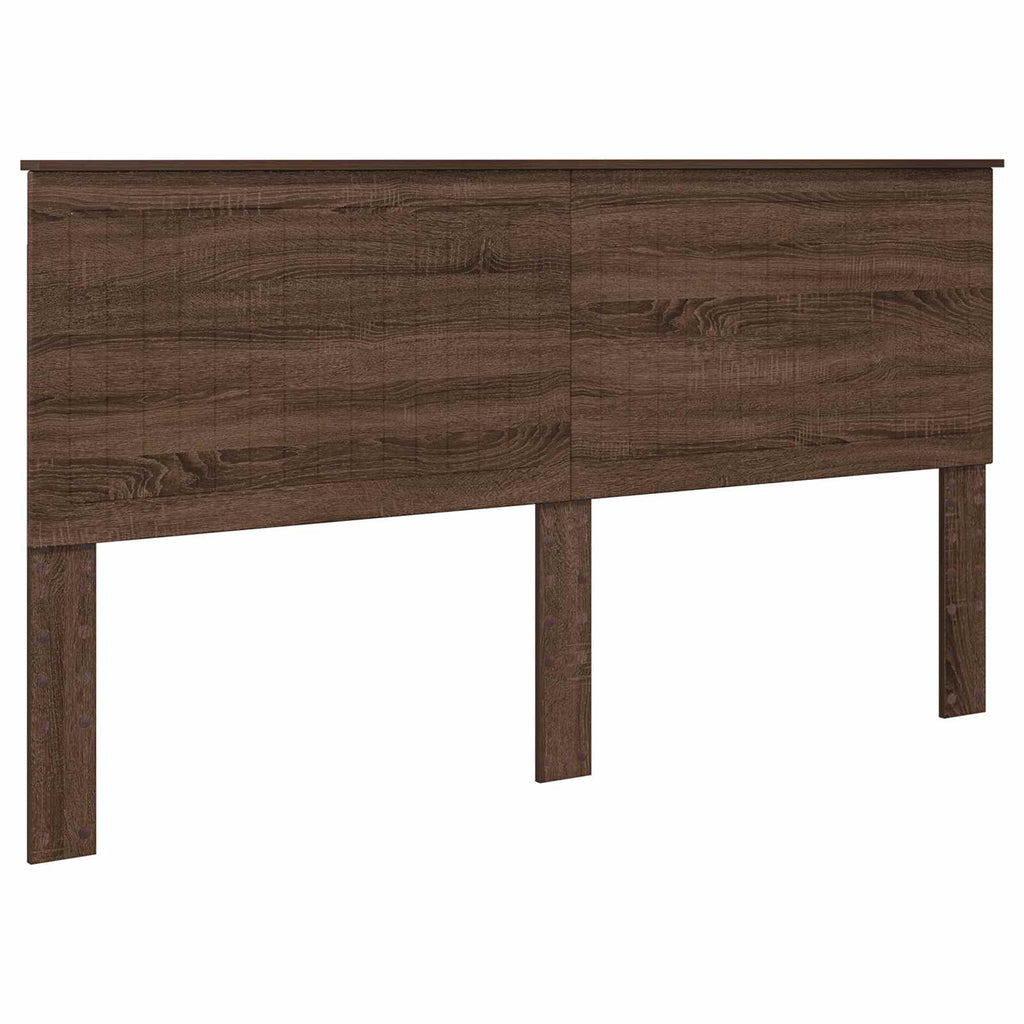 vidaXL Zagłówek Brązowy dąb 180 cm Materiał drewnopochodny