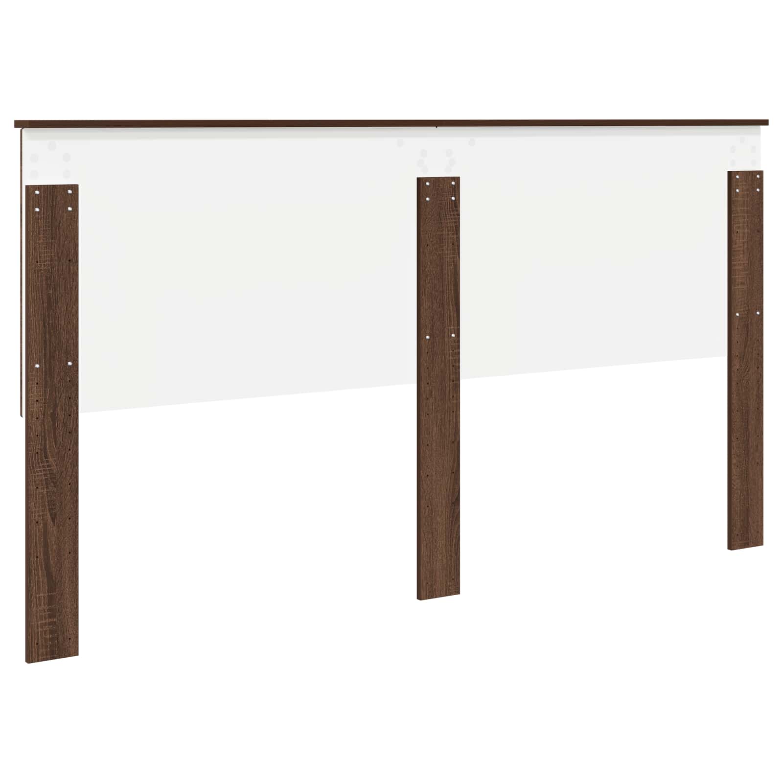 vidaXL Zagłówek Brązowy dąb 180 cm Materiał drewnopochodny