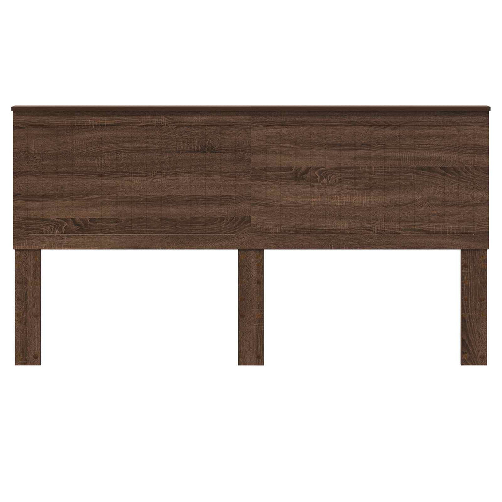 vidaXL Zagłówek Brązowy dąb 180 cm Materiał drewnopochodny