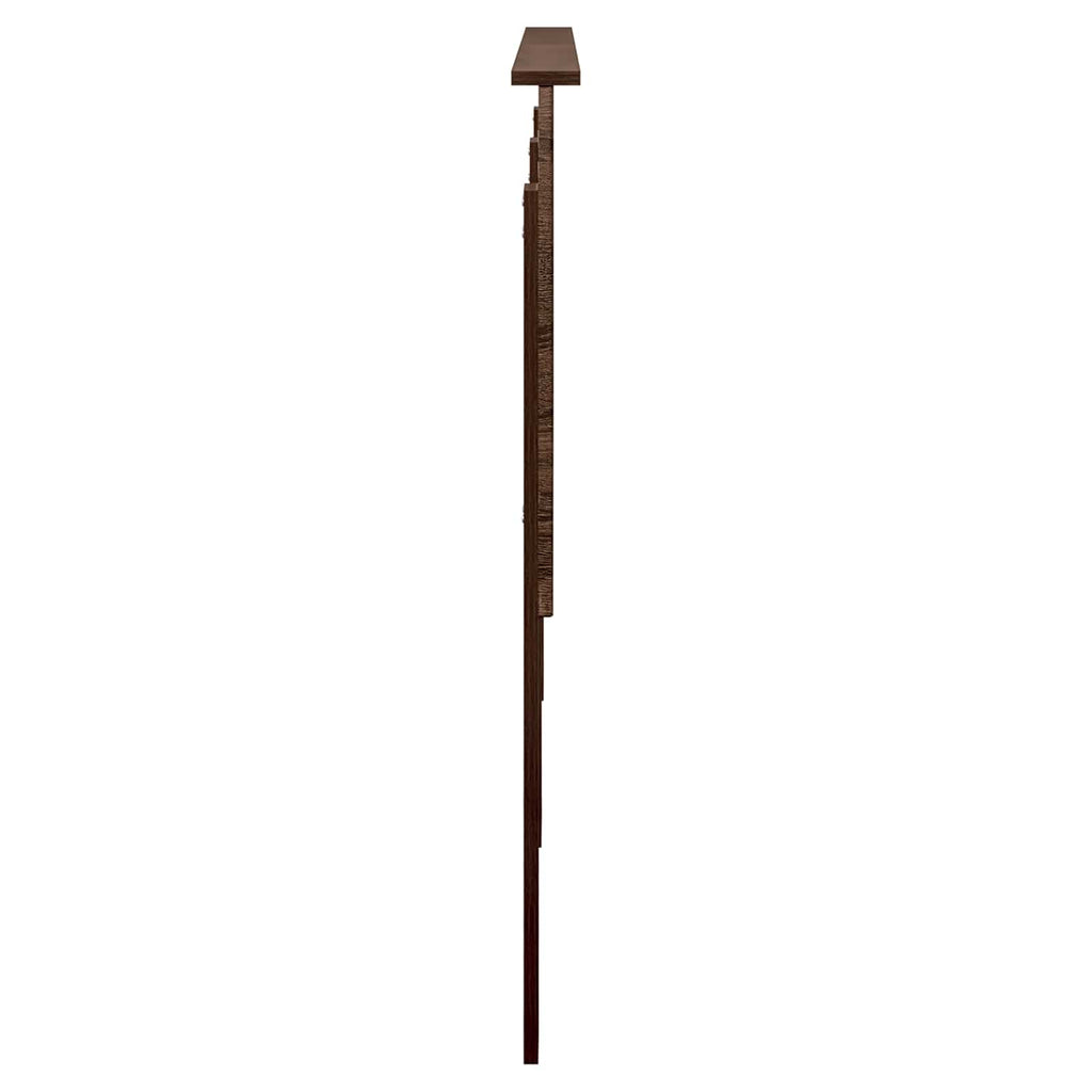 vidaXL Zagłówek Brązowy dąb 180 cm Materiał drewnopochodny