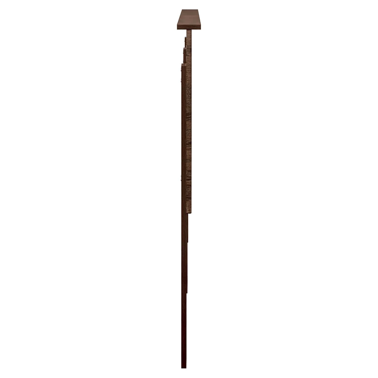 vidaXL Zagłówek Brązowy dąb 180 cm Materiał drewnopochodny