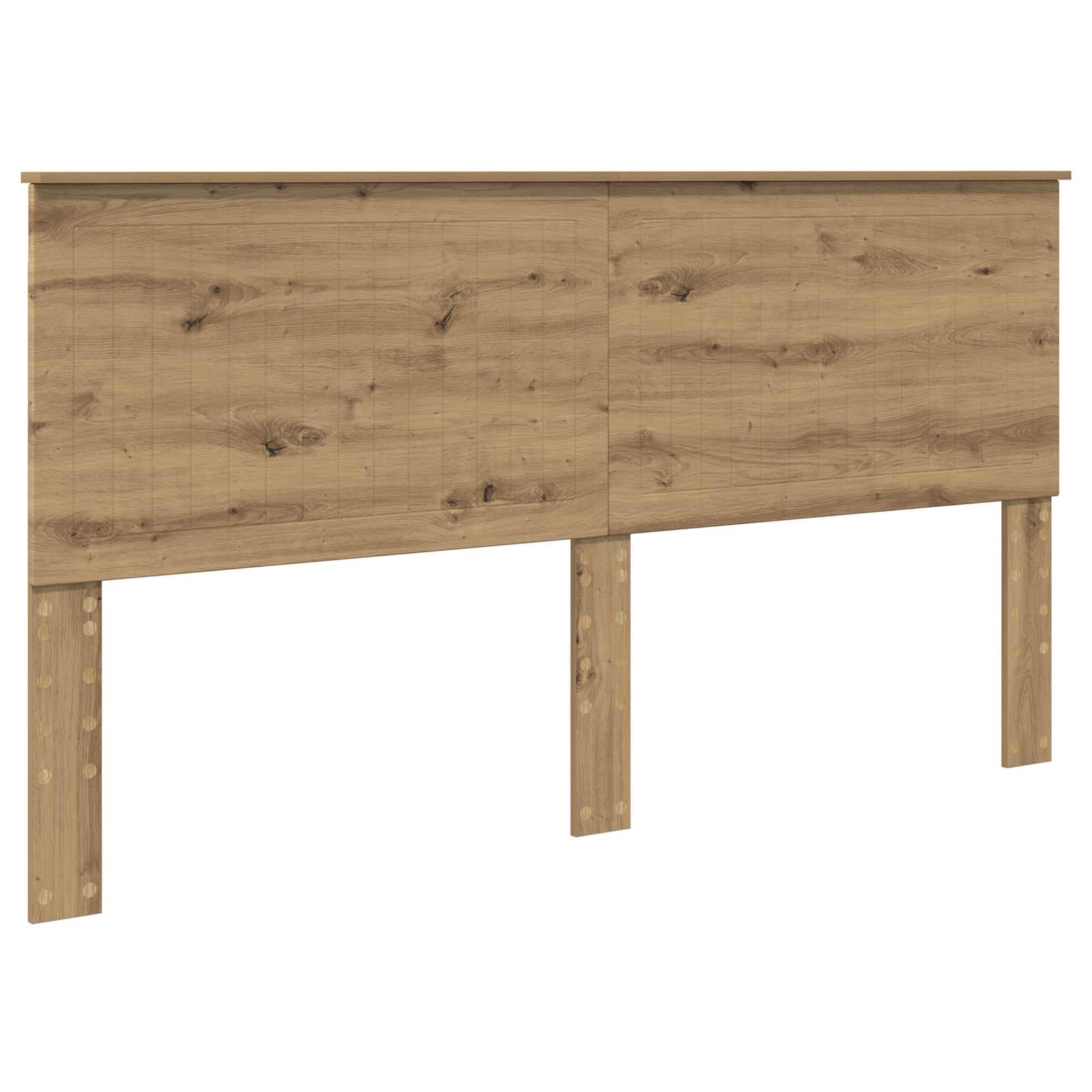 vidaXL Zagłówek Dąb rzemieślniczy 180 cm Materiał drewnopochodny