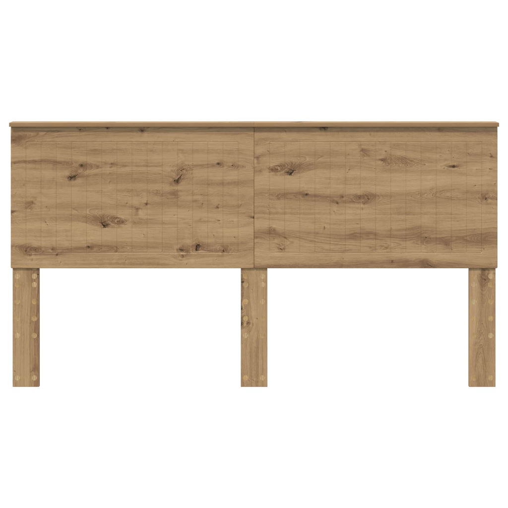 vidaXL Zagłówek Dąb rzemieślniczy 180 cm Materiał drewnopochodny