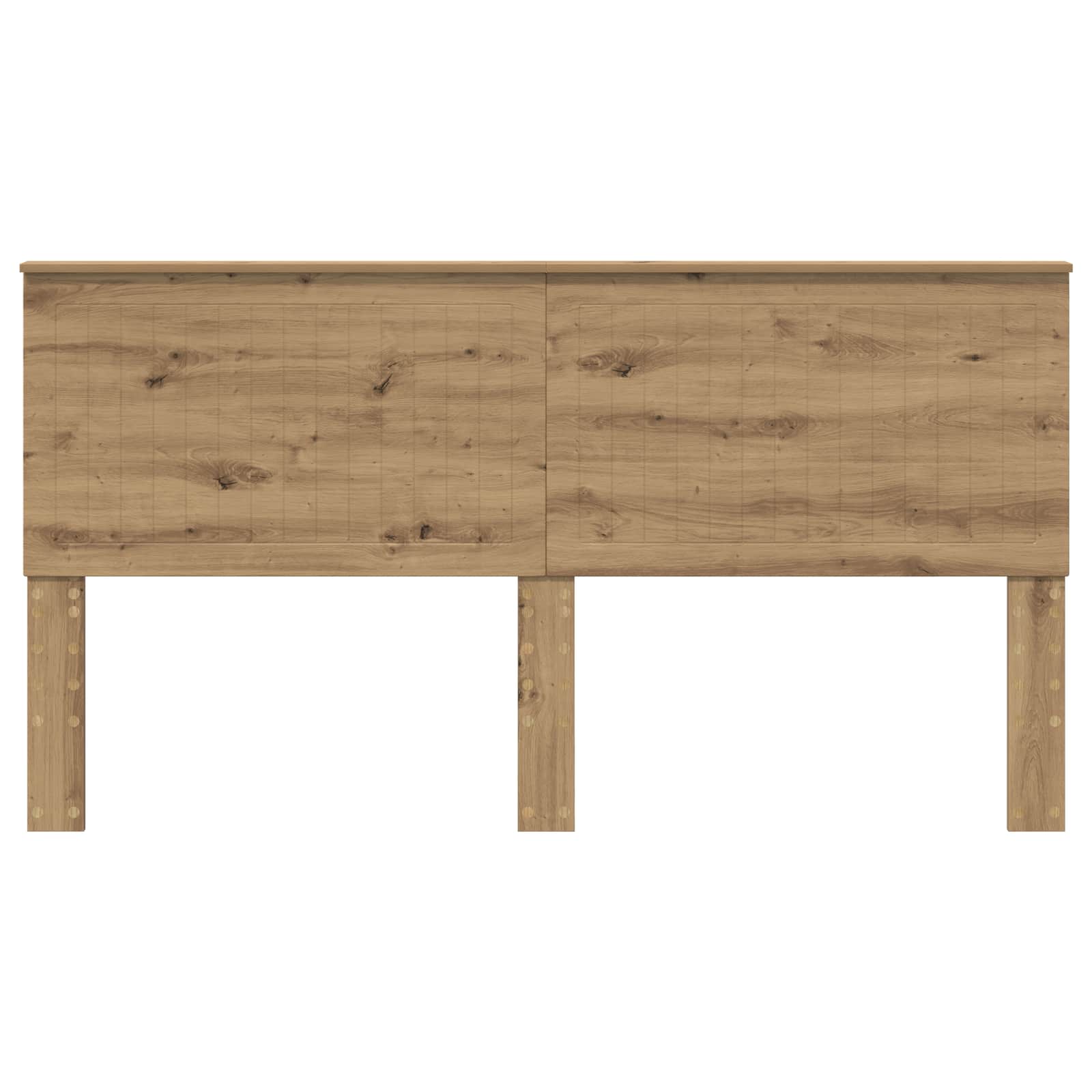 vidaXL Zagłówek Dąb rzemieślniczy 180 cm Materiał drewnopochodny