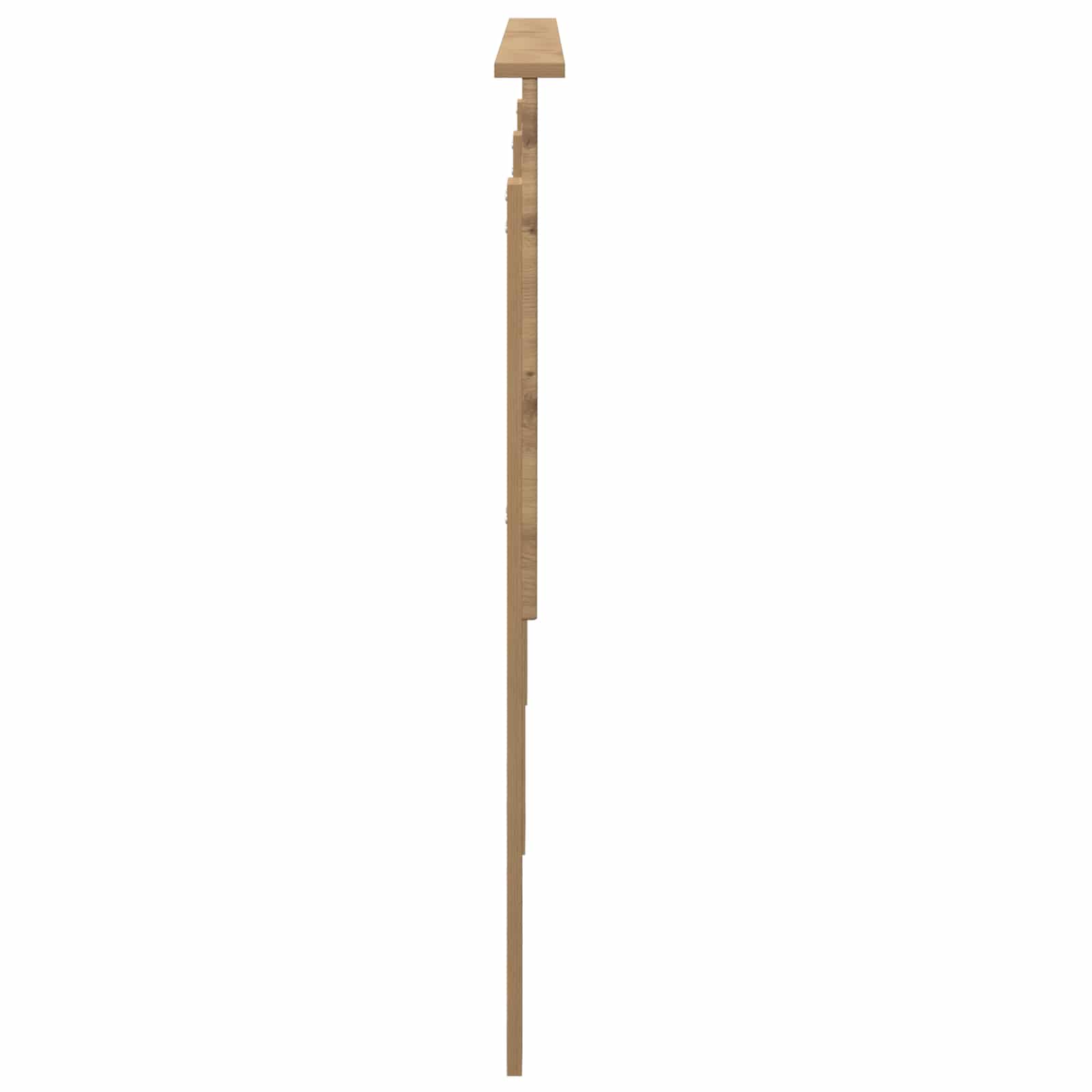 vidaXL Zagłówek Dąb rzemieślniczy 180 cm Materiał drewnopochodny