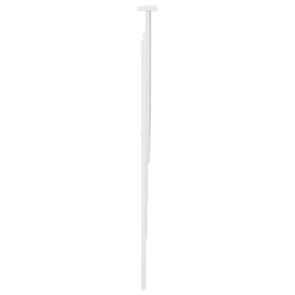 vidaXL Zagłówek Z zagłówkiem Biały 160 cm Materiał drewnopochodny