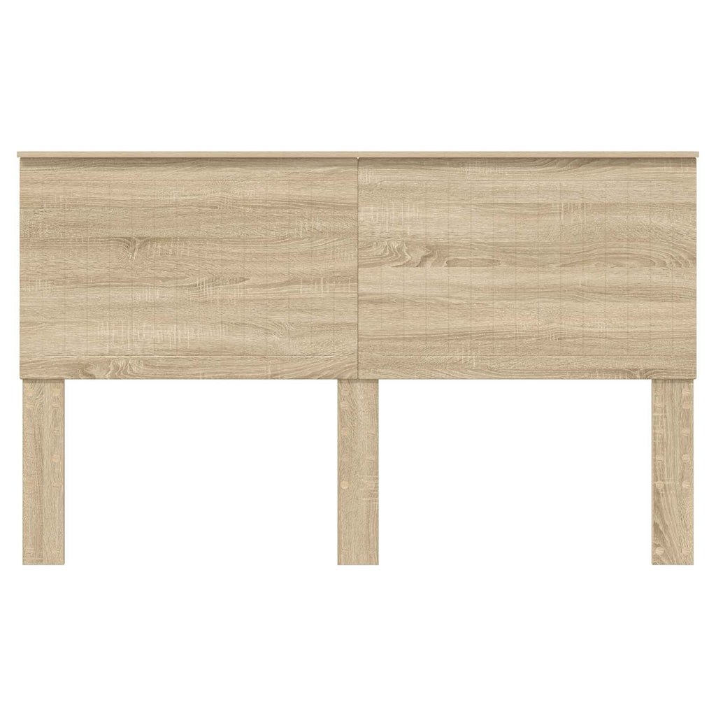 vidaXL Zagłówek Z zagłówkiem Dąb Sonoma 160 cm Materiał drewnopochodny