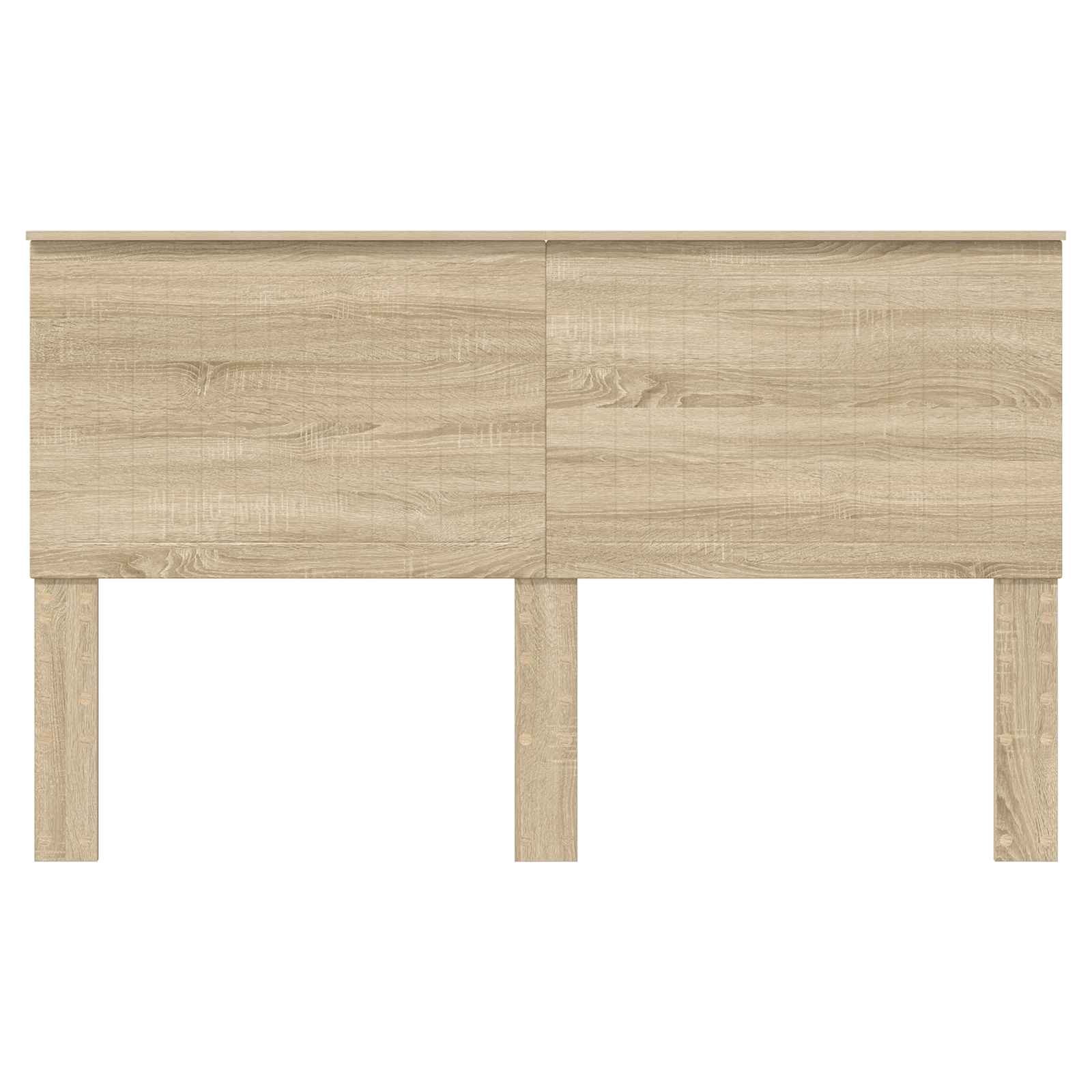 vidaXL Zagłówek Z zagłówkiem Dąb Sonoma 160 cm Materiał drewnopochodny