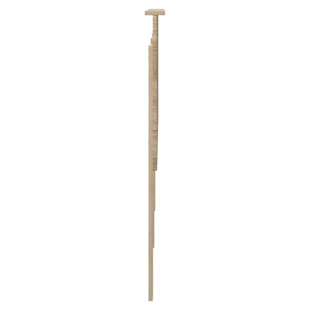 vidaXL Zagłówek Z zagłówkiem Dąb Sonoma 160 cm Materiał drewnopochodny