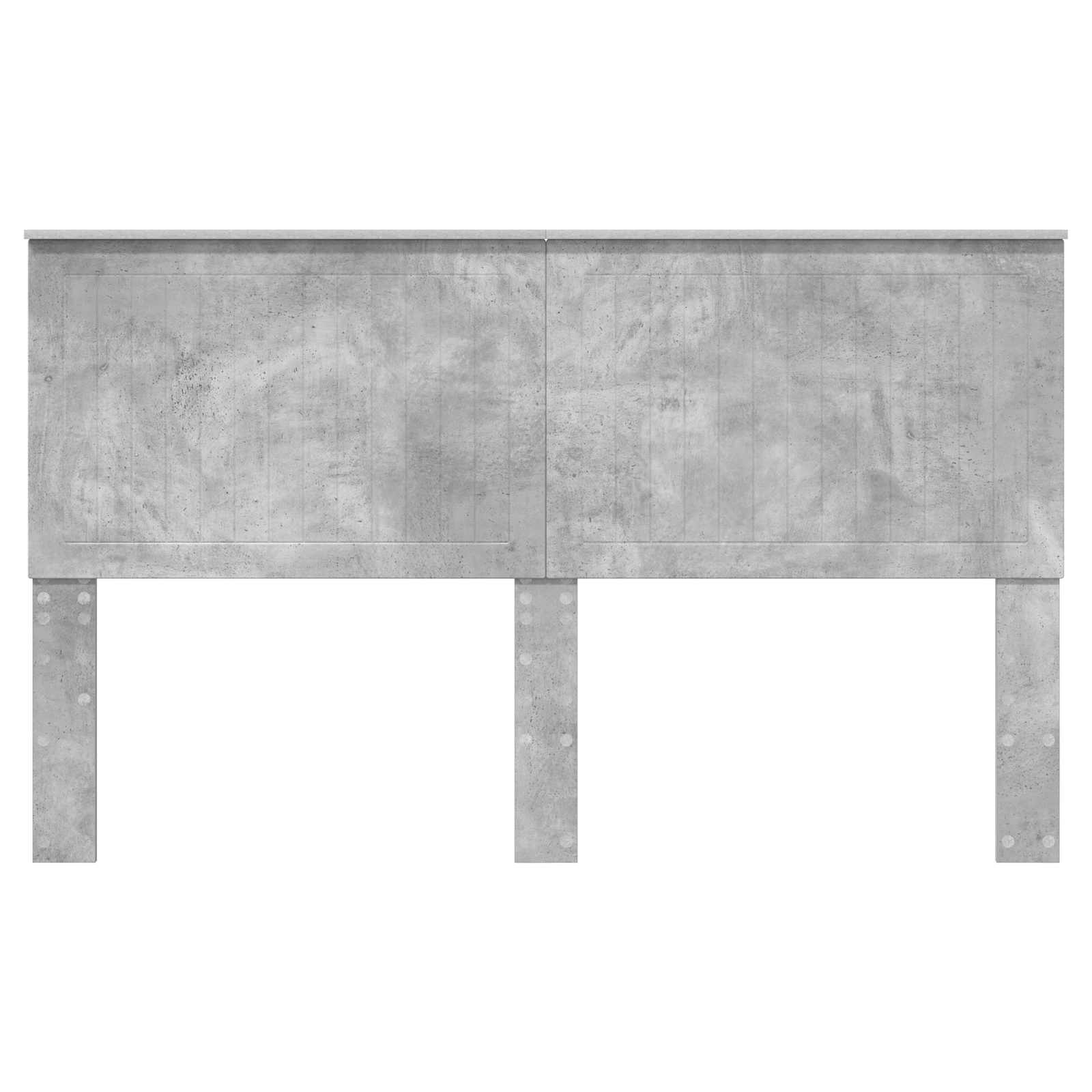 vidaXL Zagłówek Betonowy szary 160 cm Materiał drewnopochodny