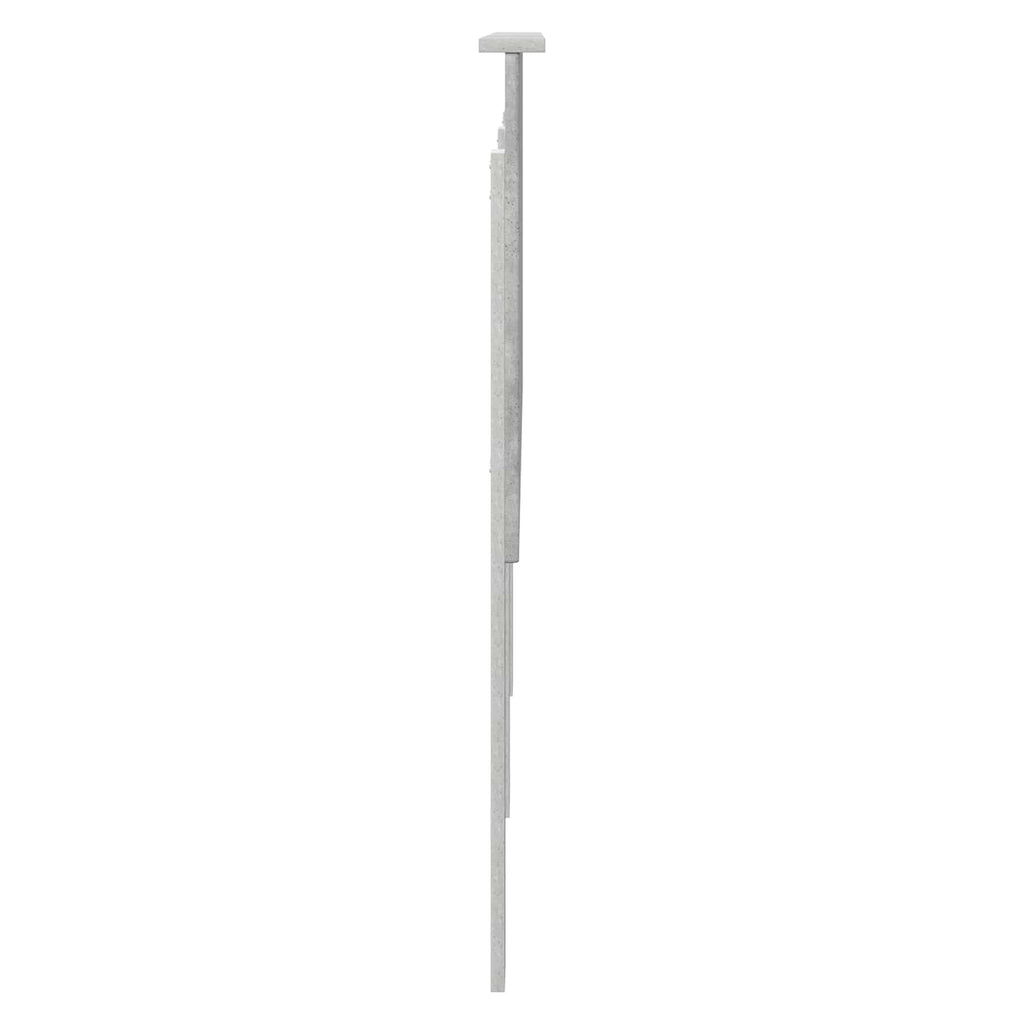 vidaXL Zagłówek Betonowy szary 160 cm Materiał drewnopochodny