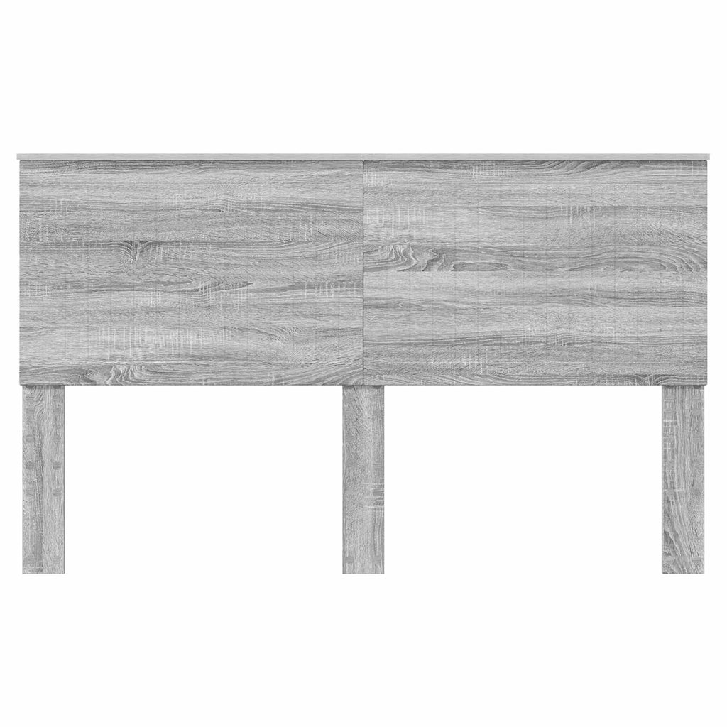 vidaXL Zagłówek Szary Sonoma 160 cm Materiał drewnopochodny
